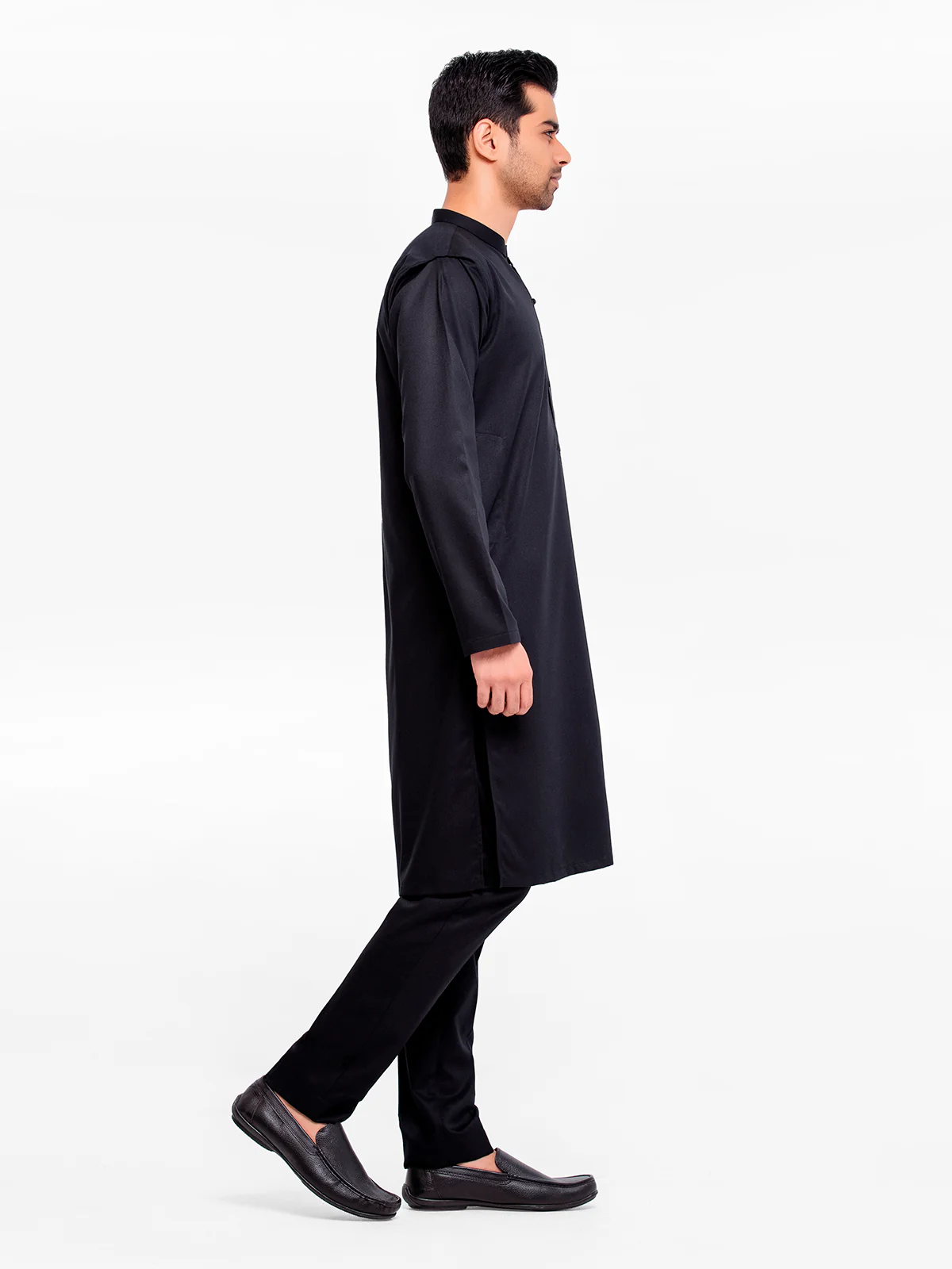 Embroidered Blended Kurta Pajama - EMTSW23-99391 - Image 3