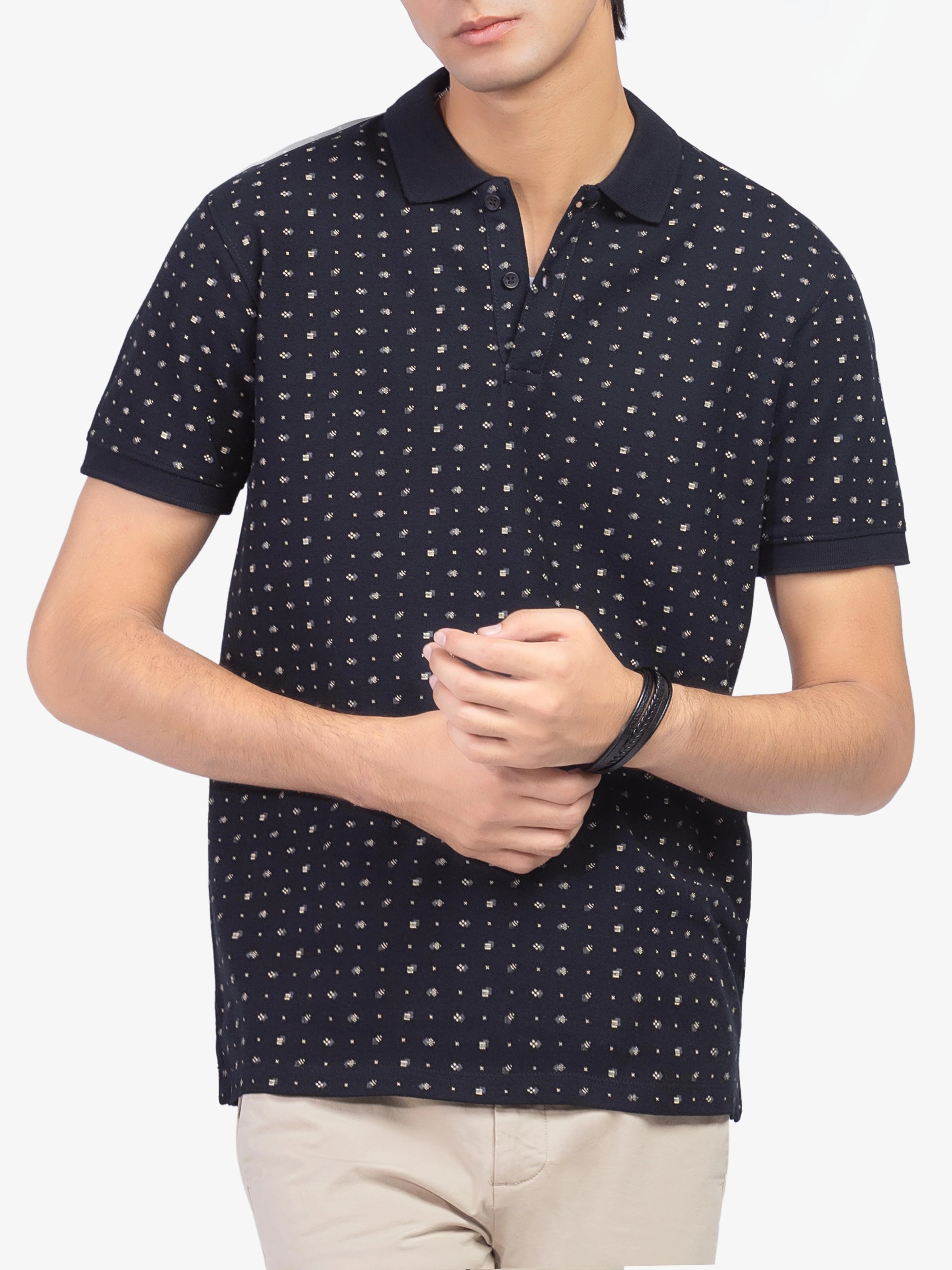 Printed Polo - EMTPS5-013