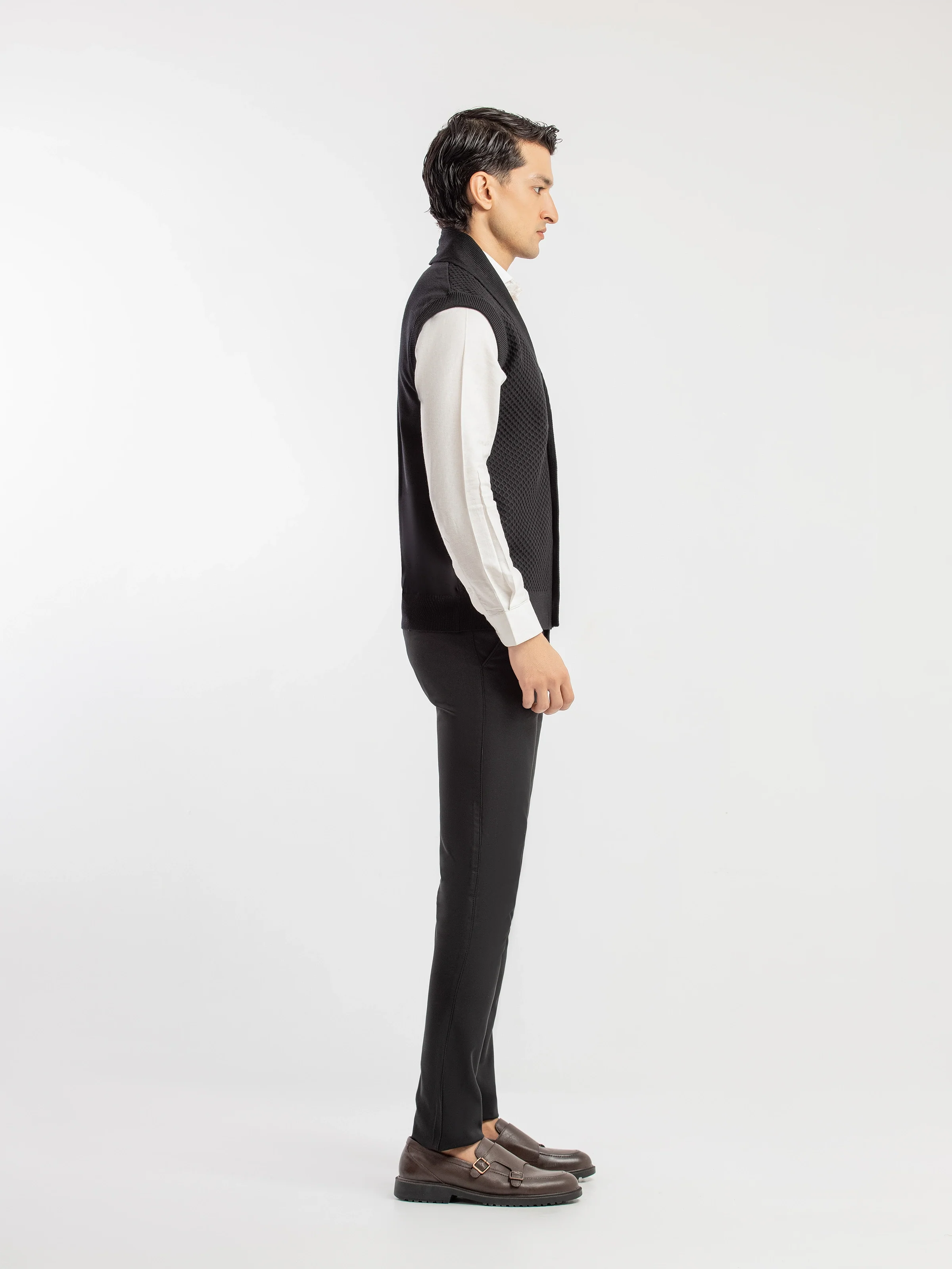 Shawl Collar Cardigan - EMTSWT5-001 - Image 4