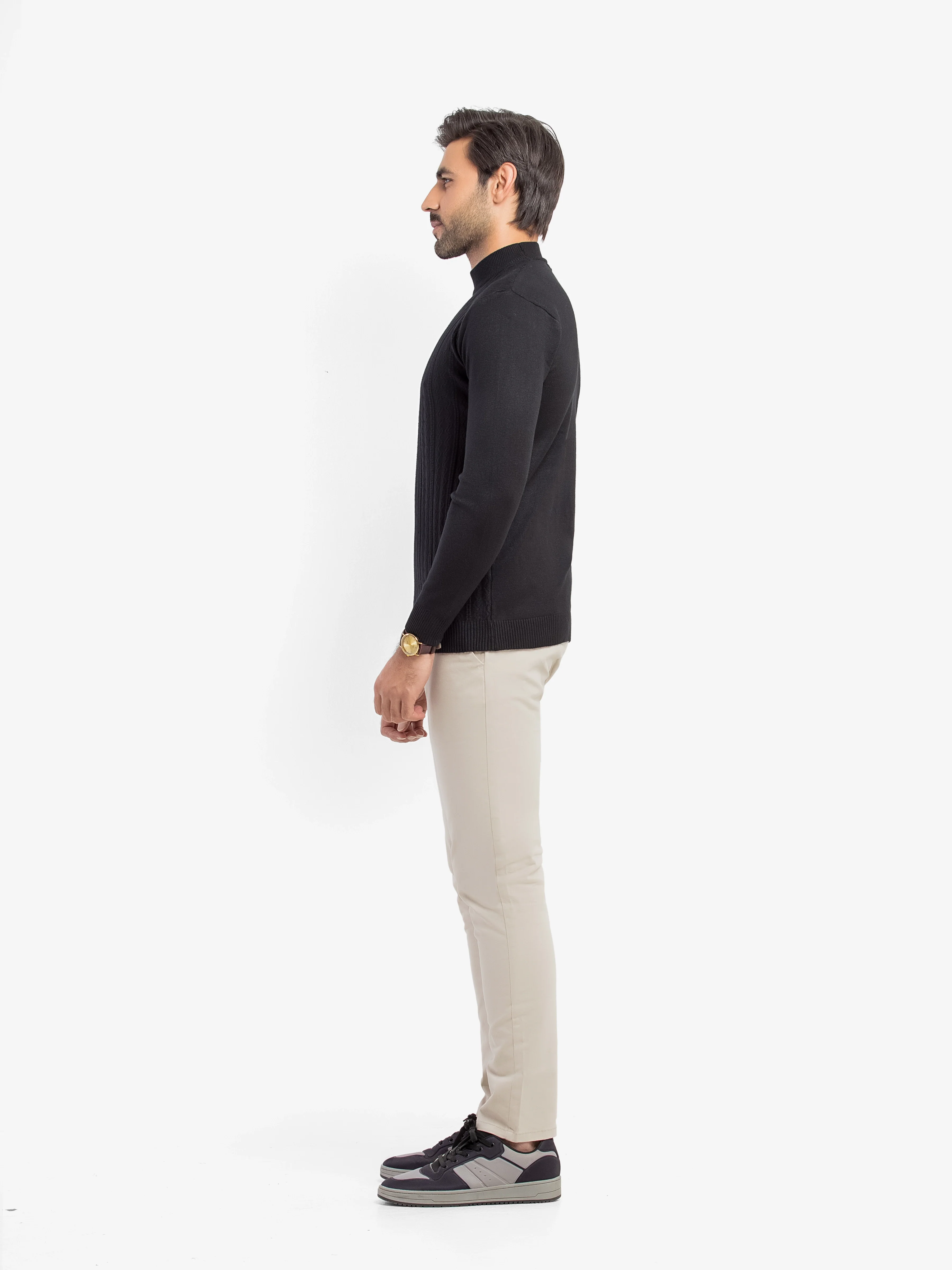 Mock Neck Sweater - EMTSWT5-005 - Image 4