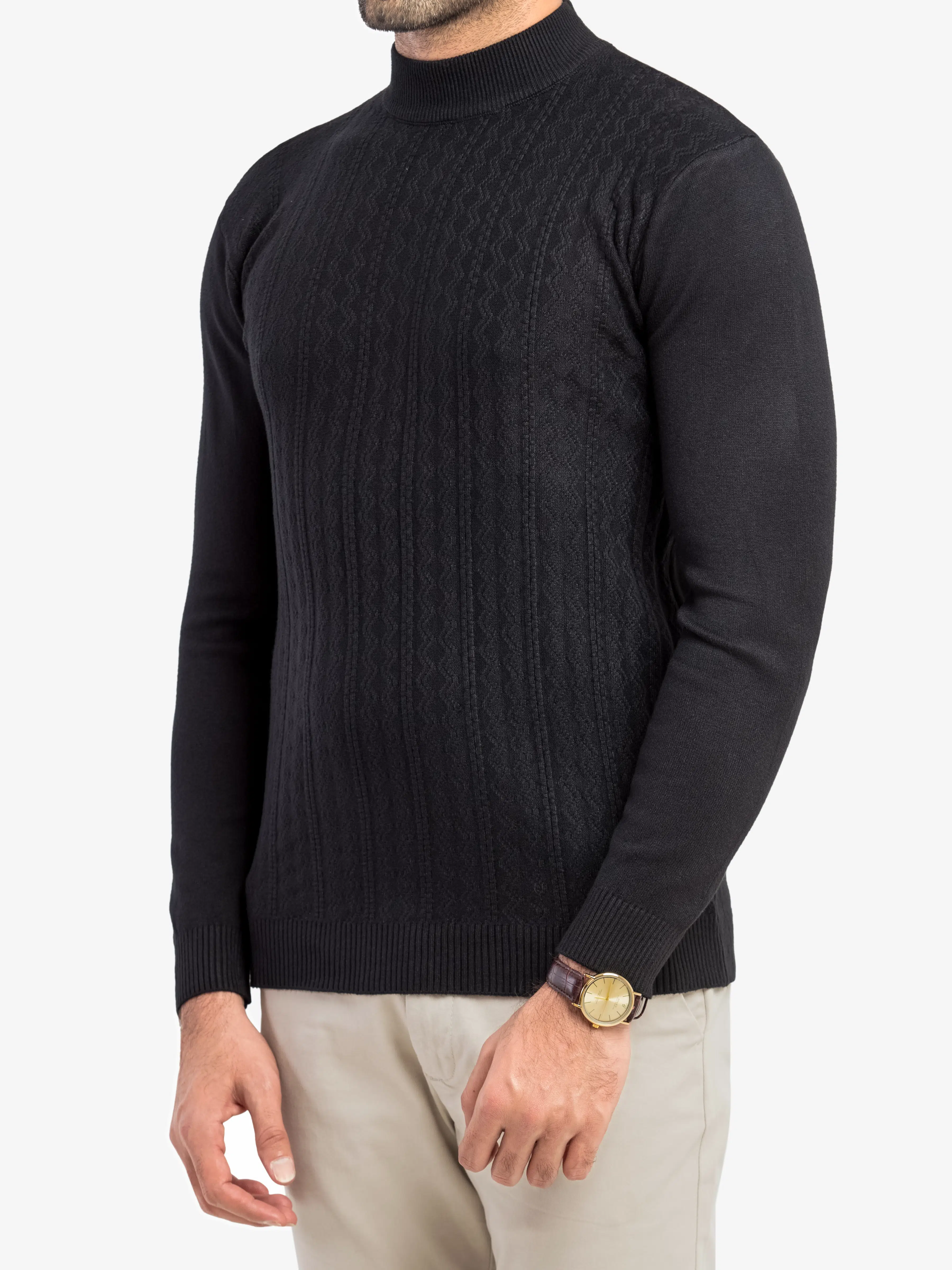 Mock Neck Sweater - EMTSWT5-005 - Image 5