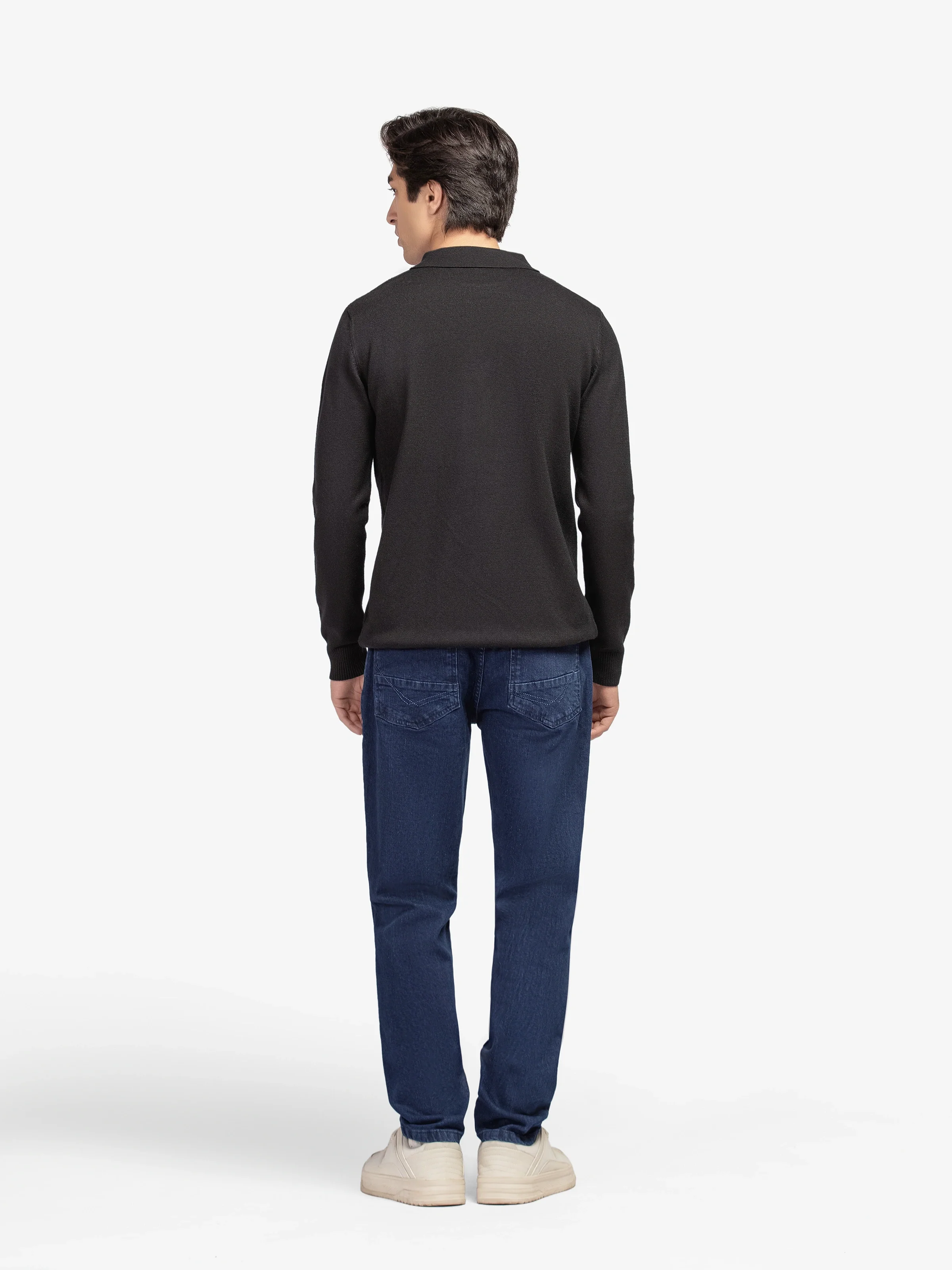 Drop Needle Zipper Sweater - EMTSWT5-031 - Image 5