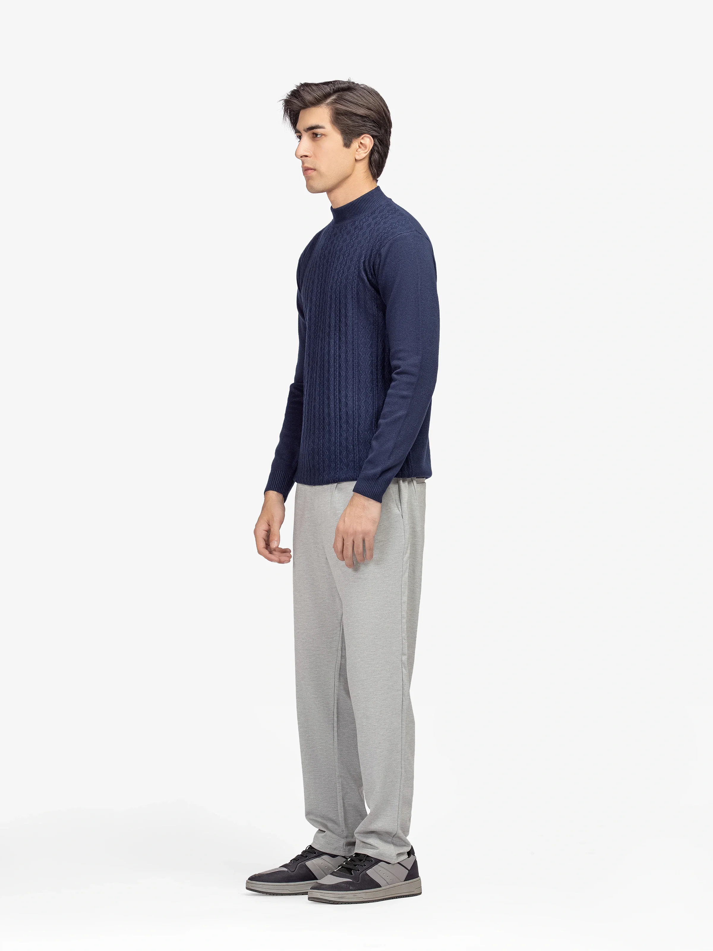 Mock Neck Sweater - EMTSWT5-006 - Image 4