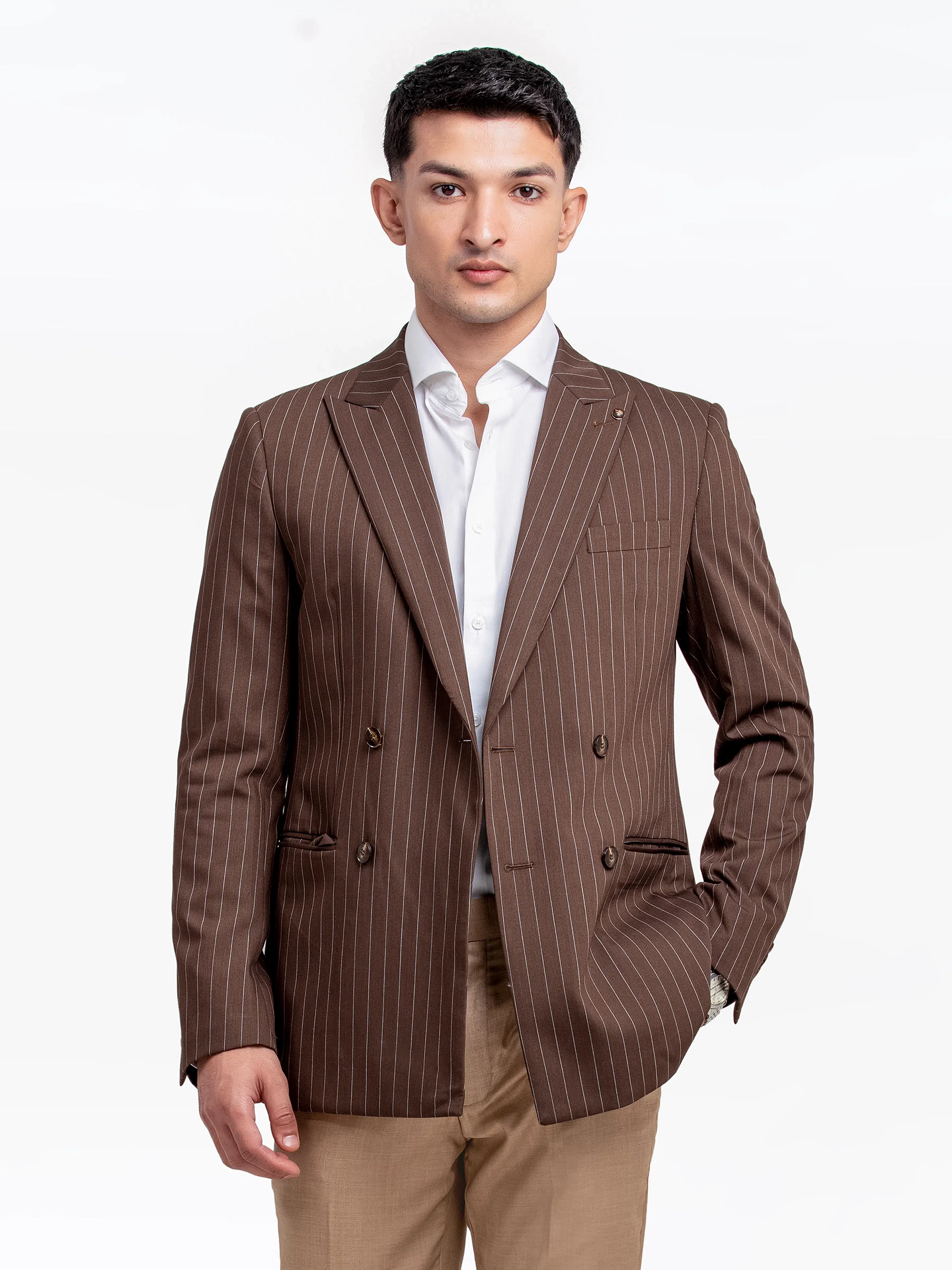 Striped Blazer - EMTB24-6877 - Image 2