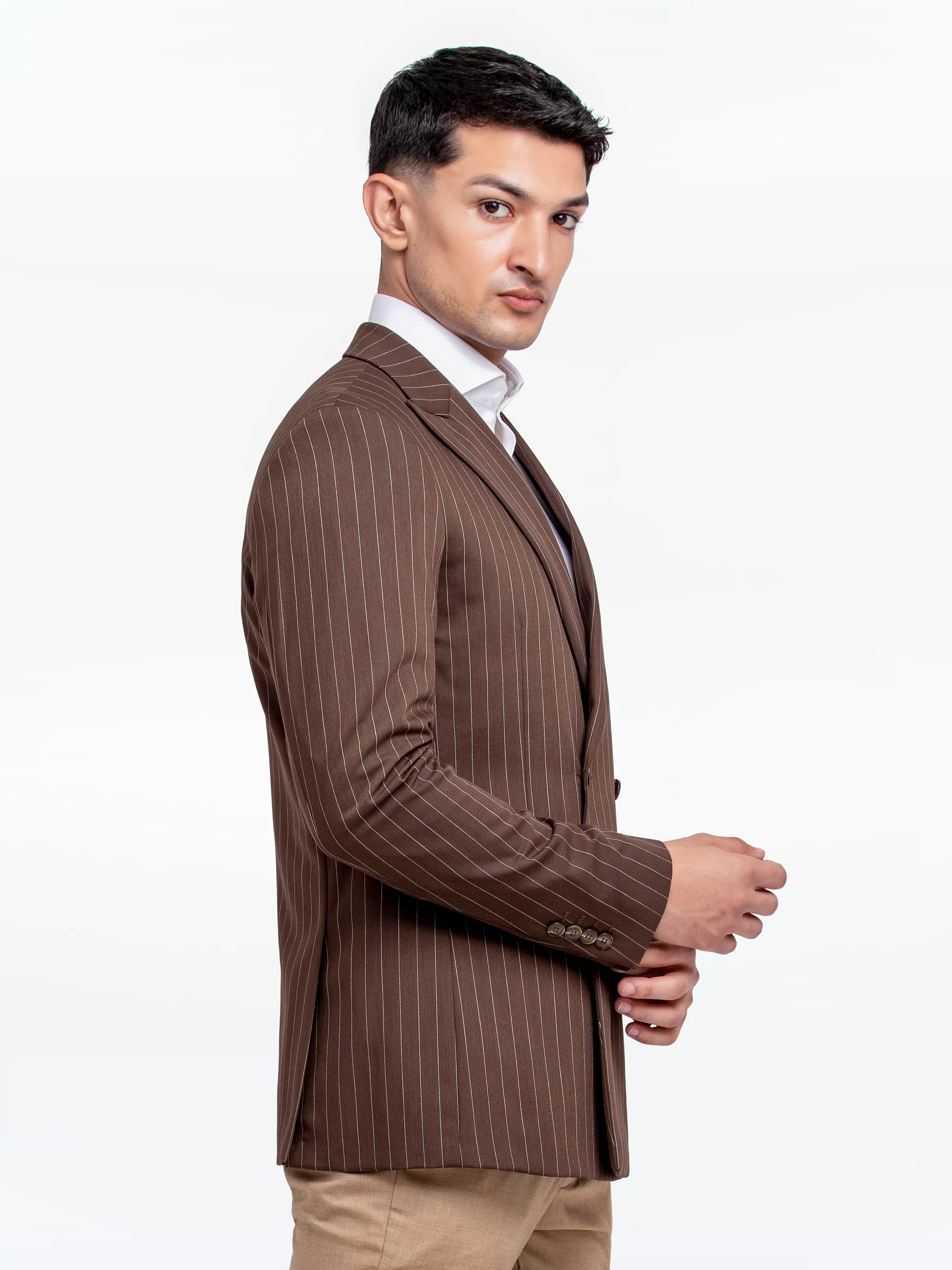 Striped Blazer - EMTB24-6877 - Image 6