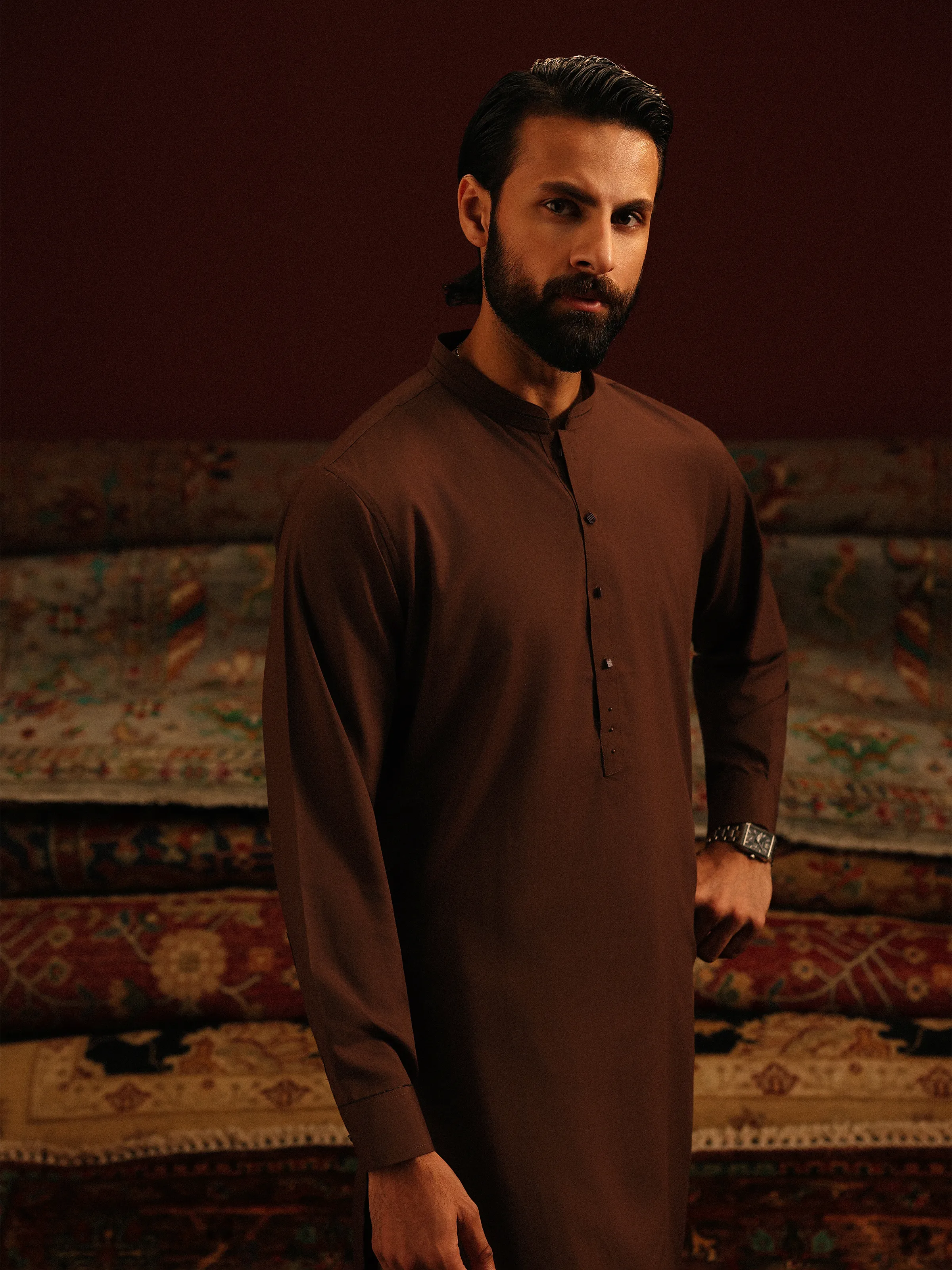 Blended Shalwar Kameez - EMTKST5-99611 - Image 3