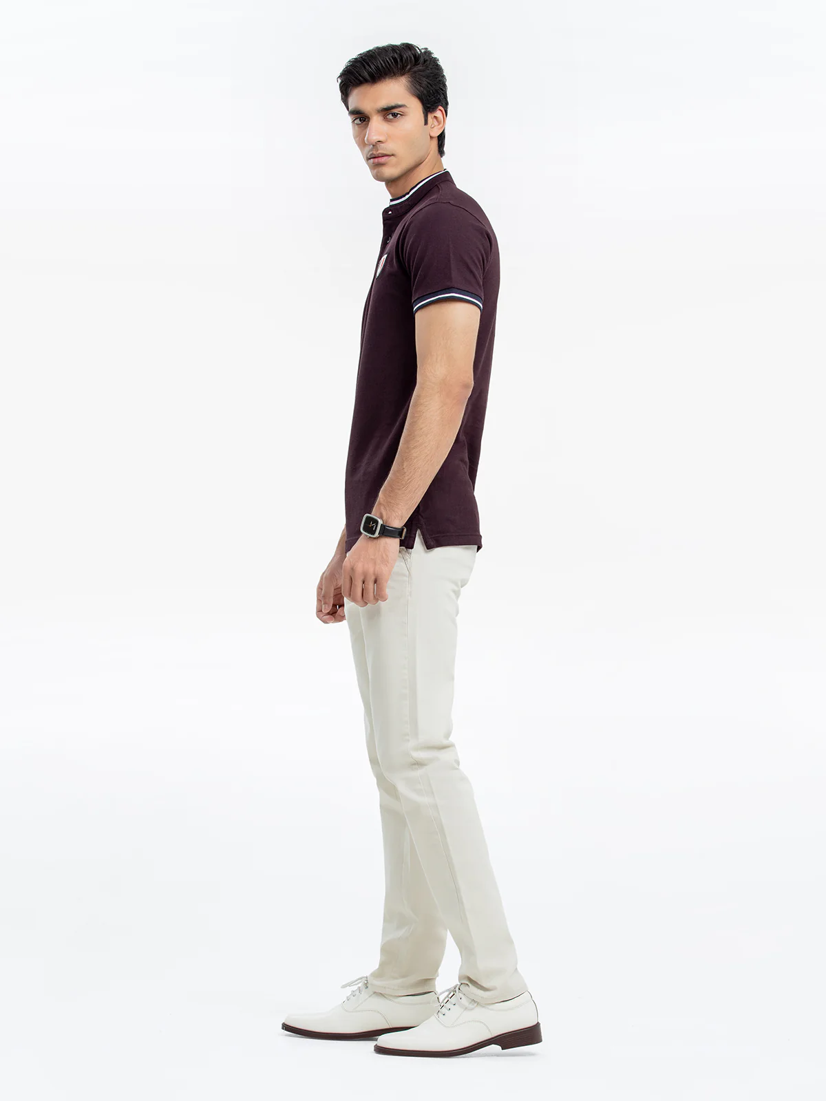Band Collar Polo - EMTPS24-019 - Image 4