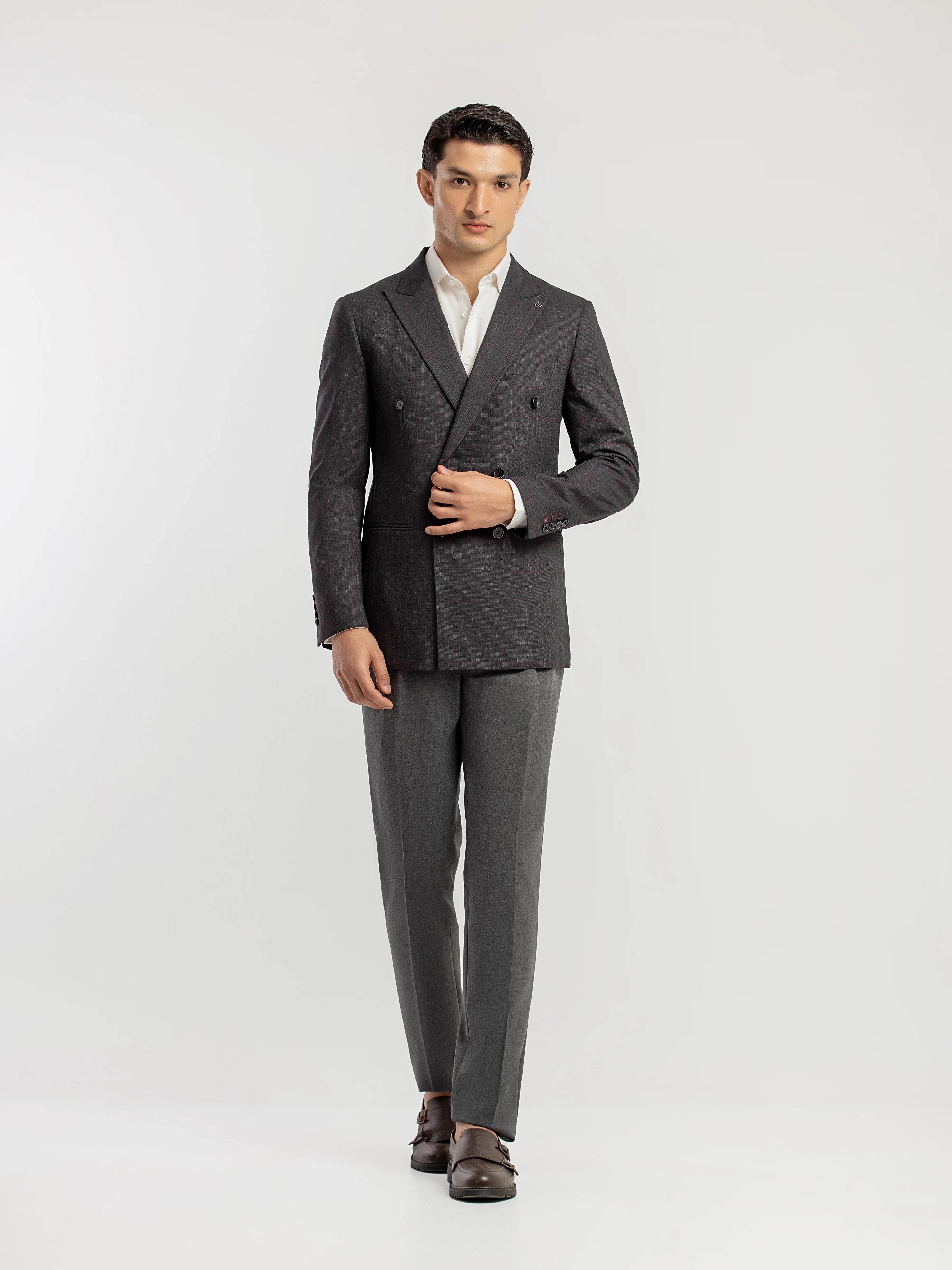 Textured Blazer - EMTB5-6902 - Image 2