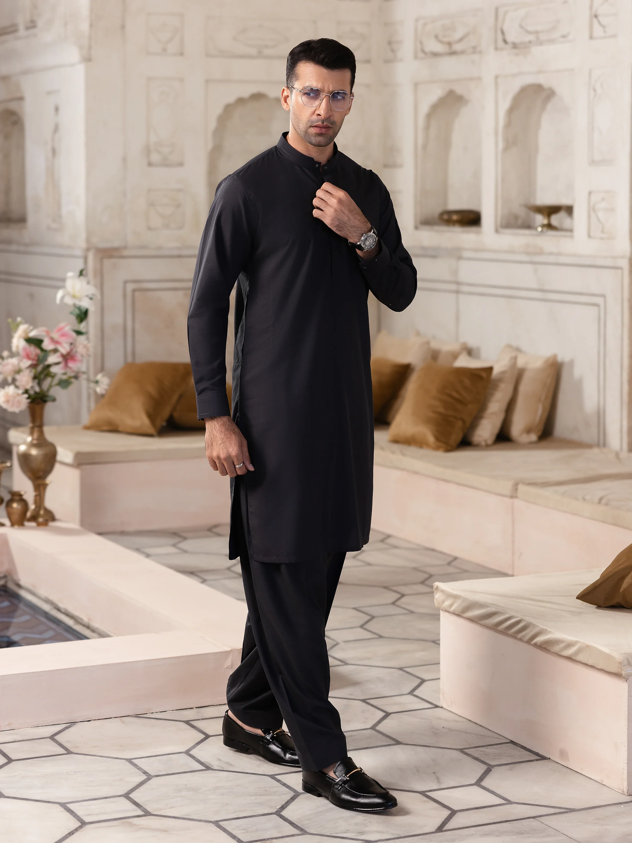 Blended Shalwar Kameez - EMTKST5-99516 - Image 2