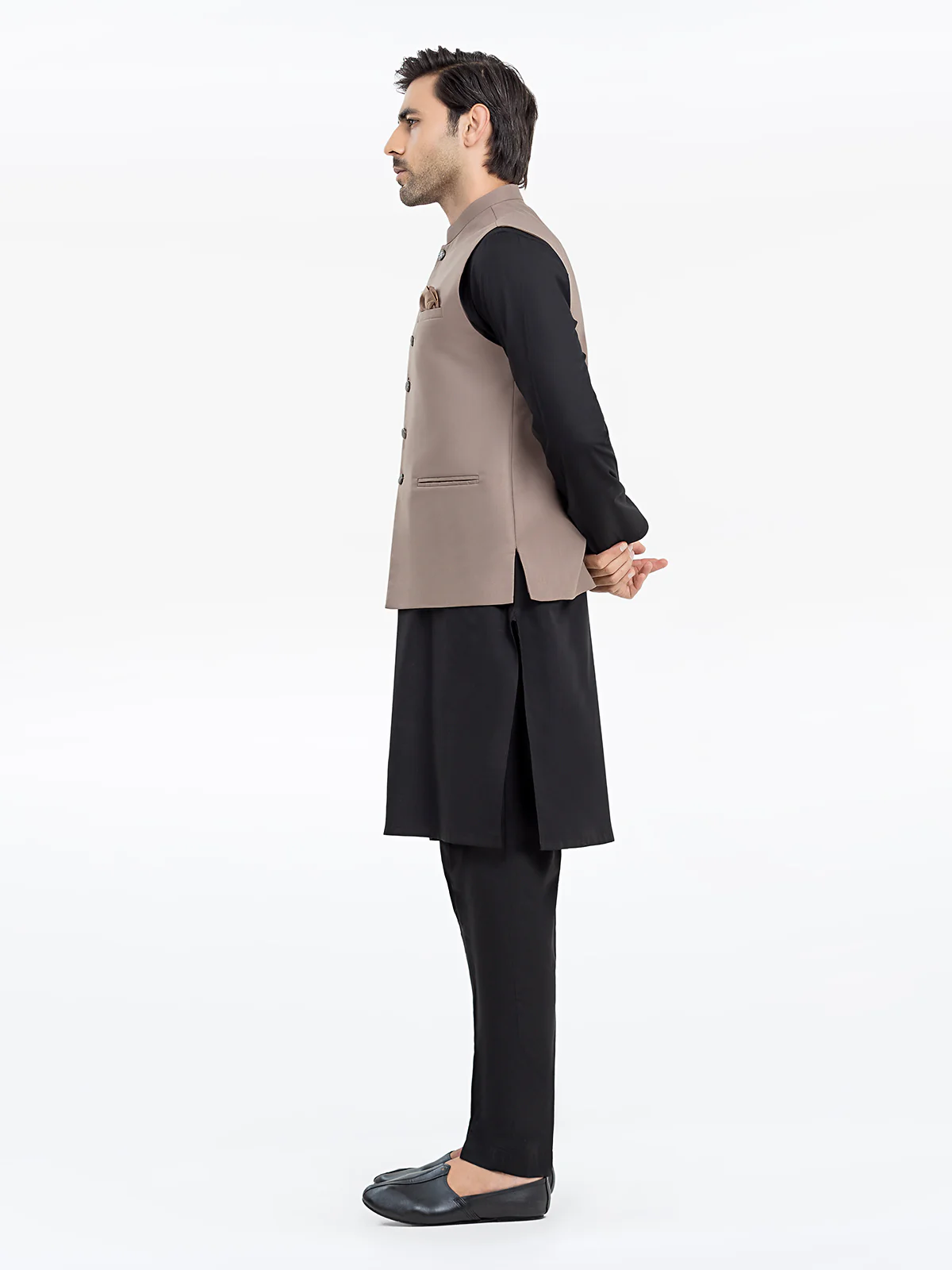Plain Waistcoat - EMTWCP24-35928 - Image 5