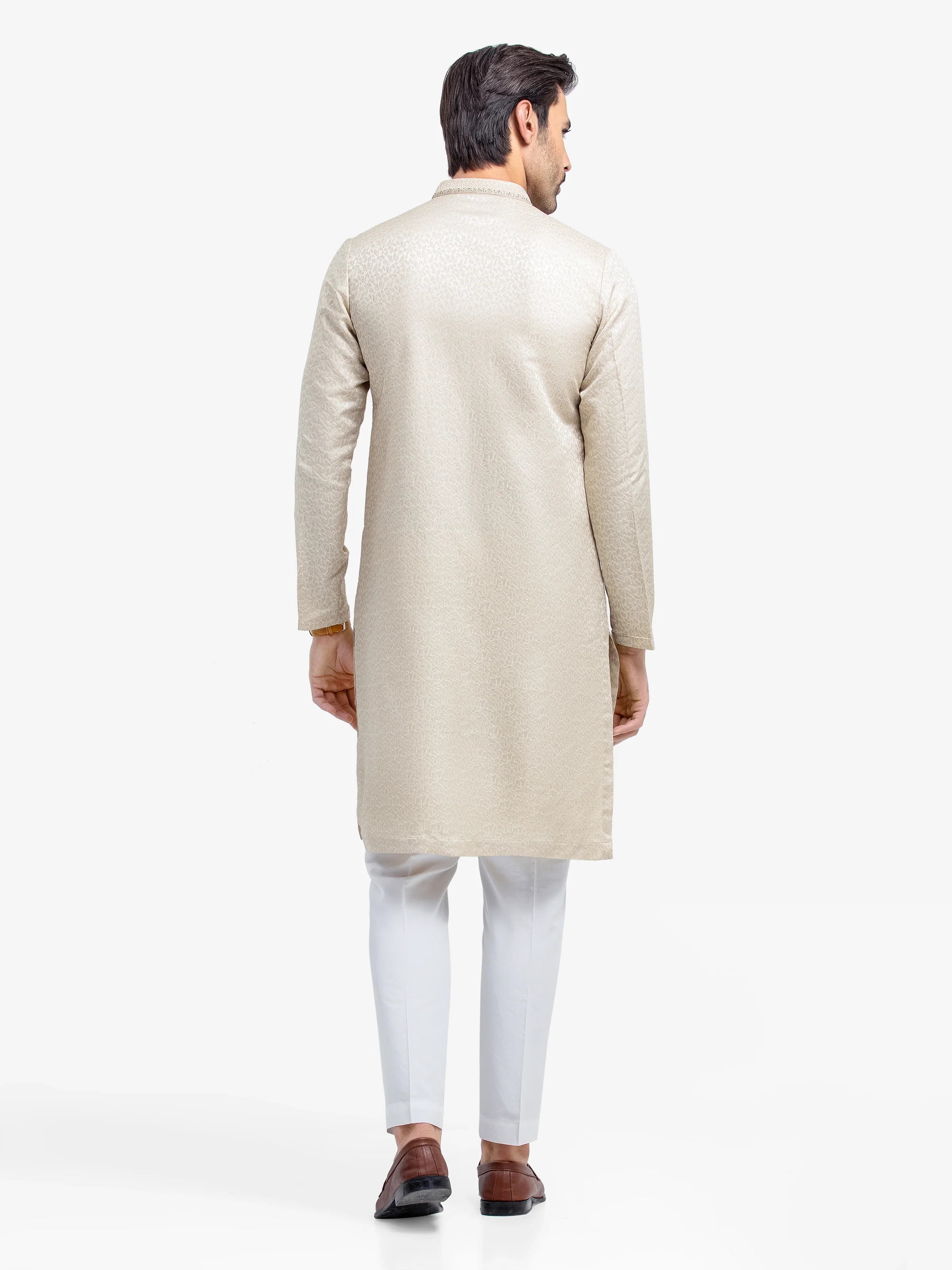 Embroidered Jamawar Kurta - EMTKC24-133 - Image 5