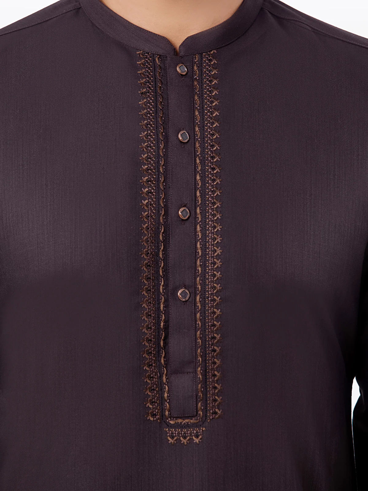 Embroidered Blended Kurta Pajama - EMTSW23-99402 - Image 5