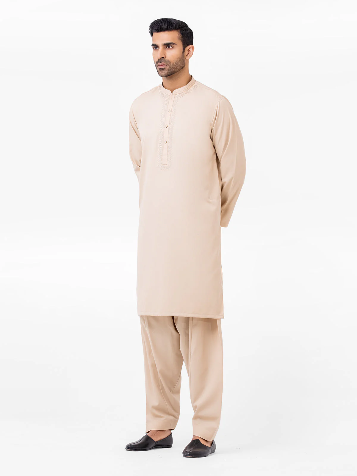 Embroidered Blended Shalwar Kameez - EMTKS23W-41068 - Image 3