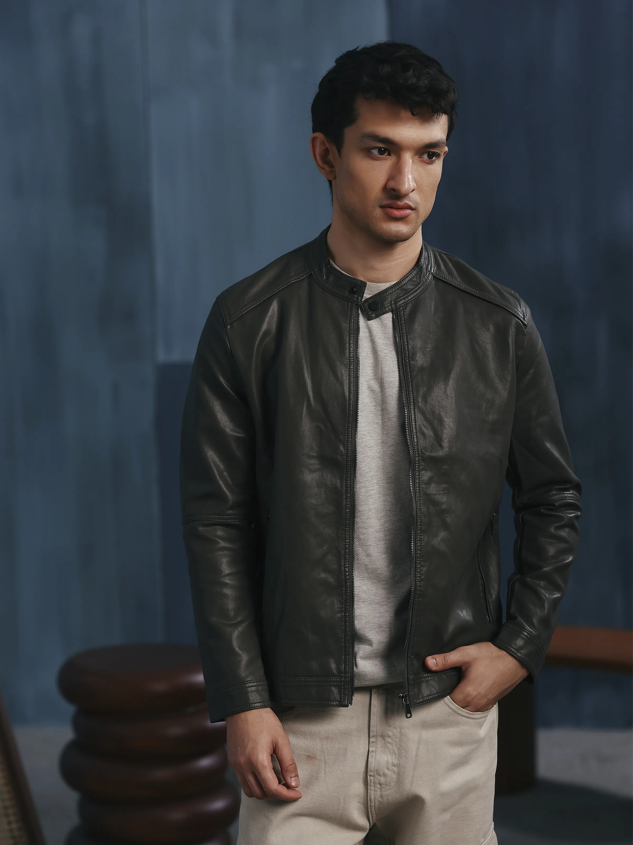 Leather Jacket - EMTJ5-002