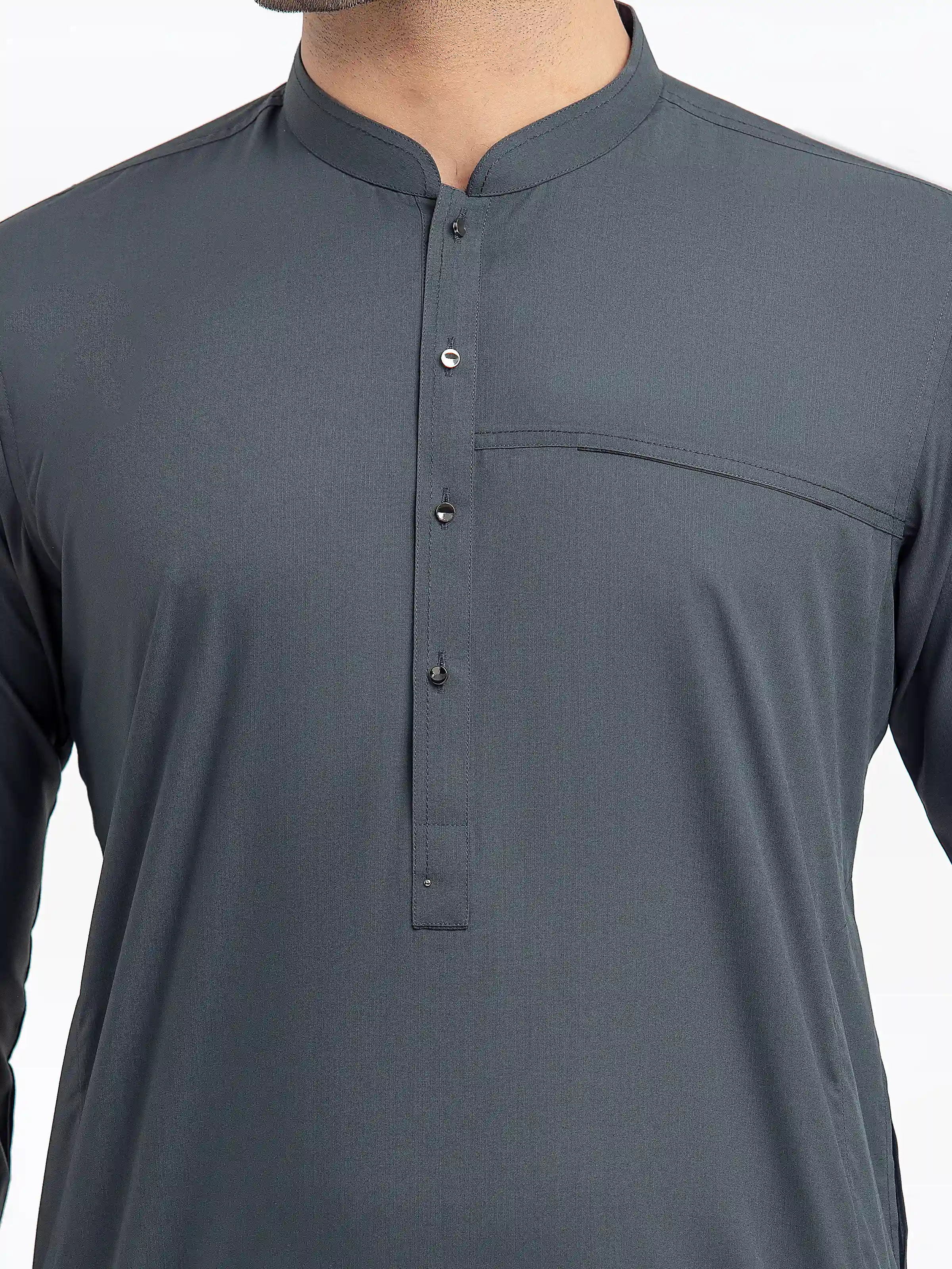Blended Shalwar Kameez - EMTKST5-99557 - Image 3