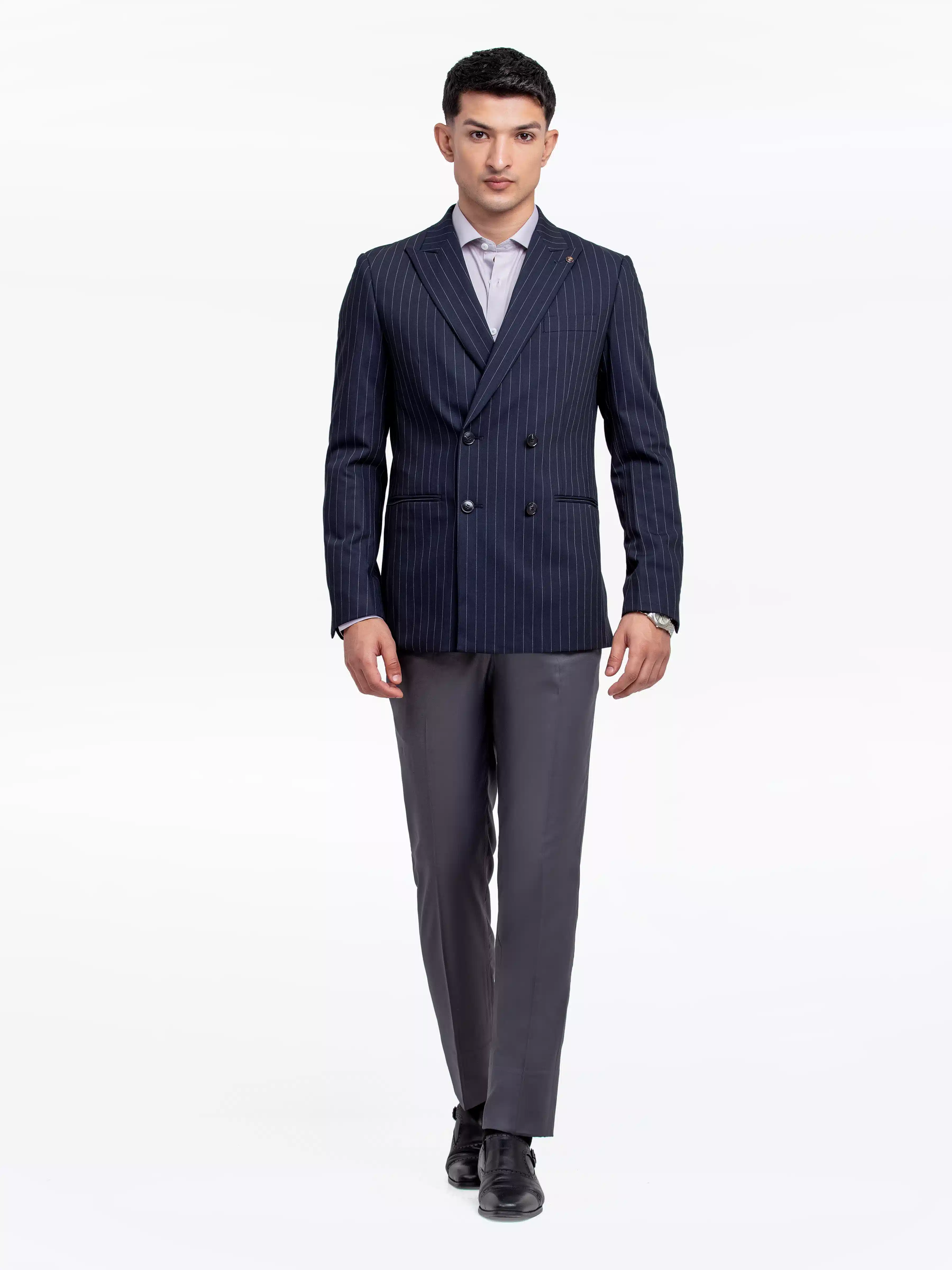 Striped Blazer - EMTB24-6876 - Image 2