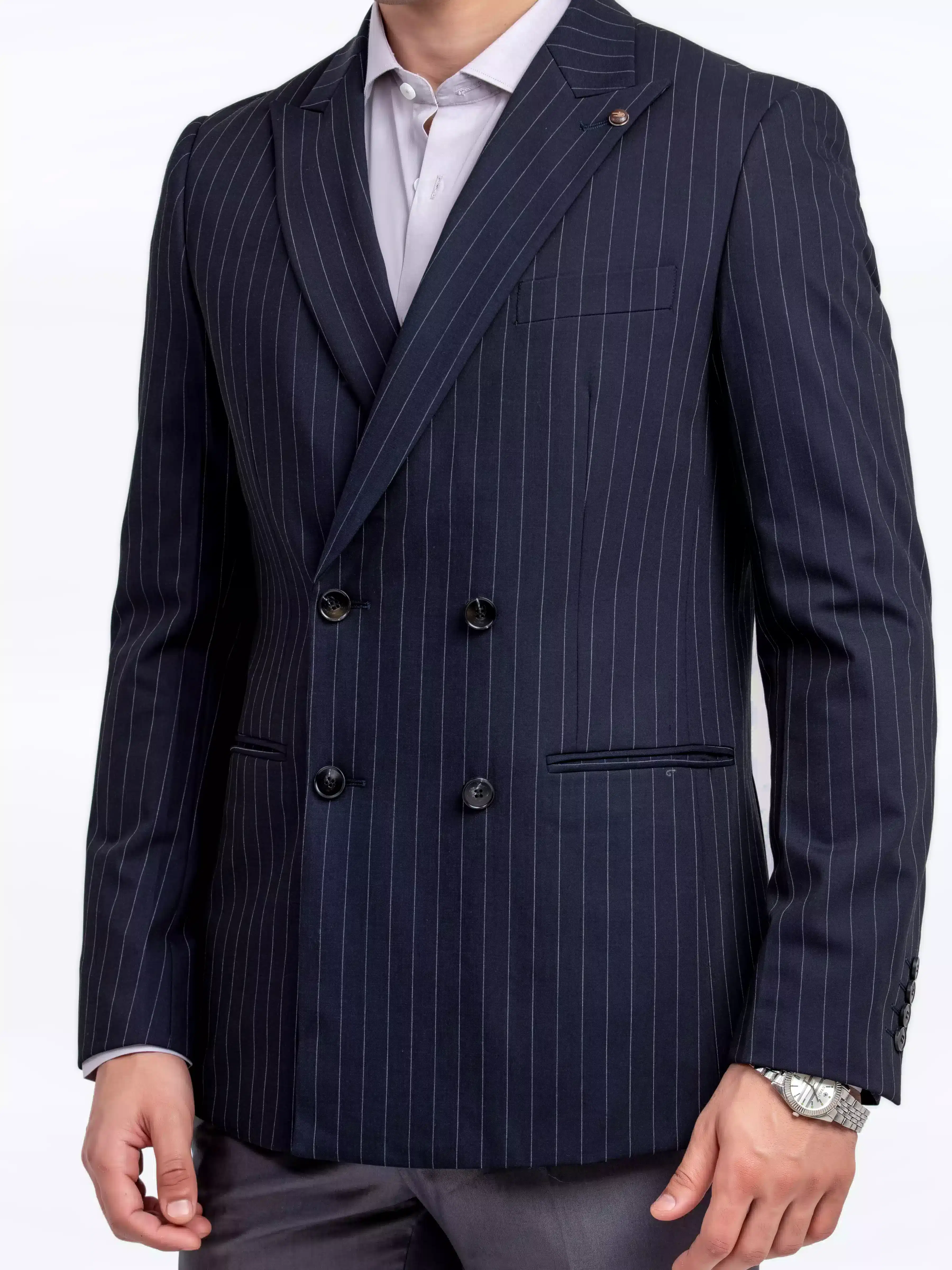 Striped Blazer - EMTB24-6876 - Image 3
