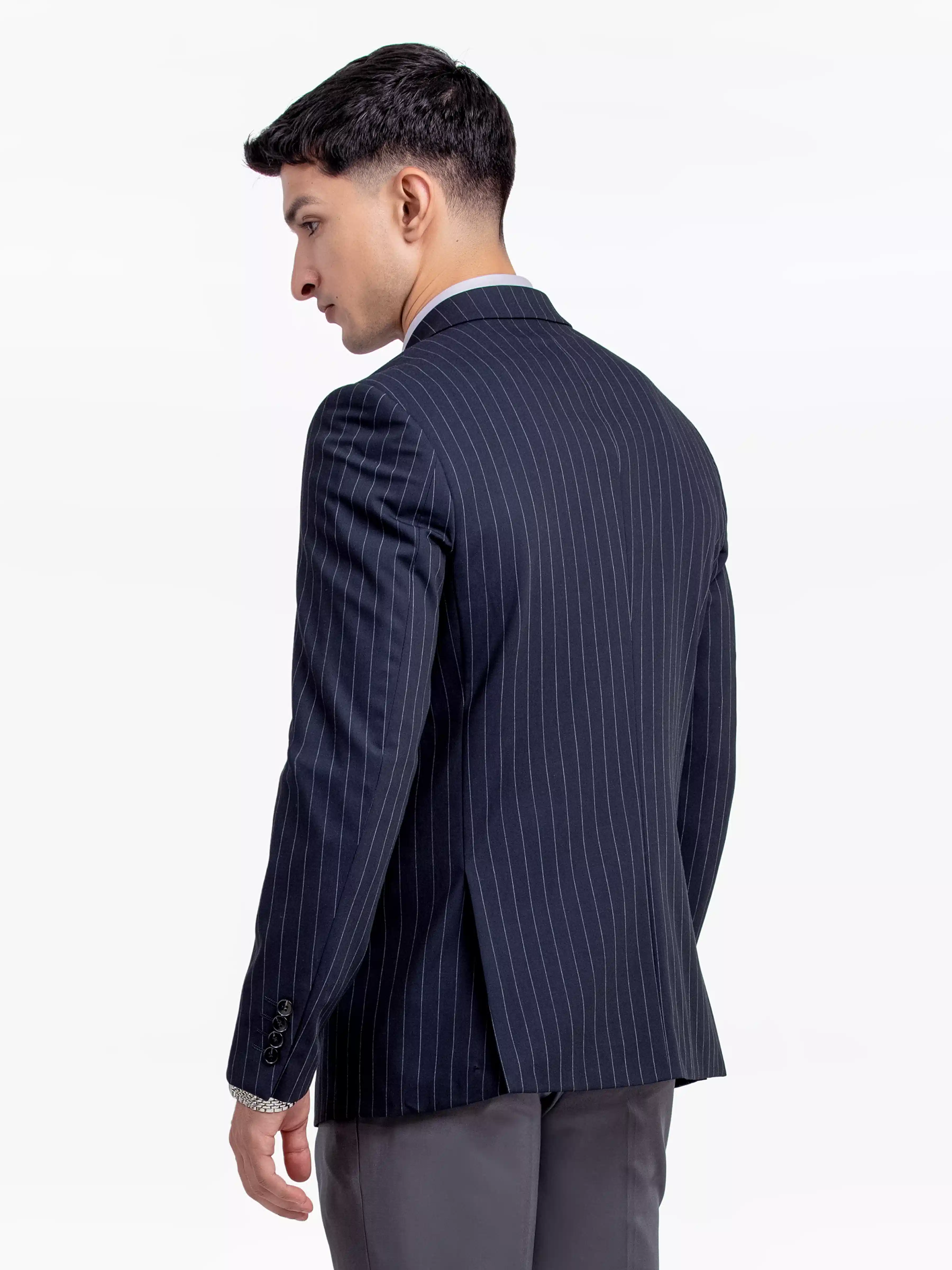 Striped Blazer - EMTB24-6876 - Image 5
