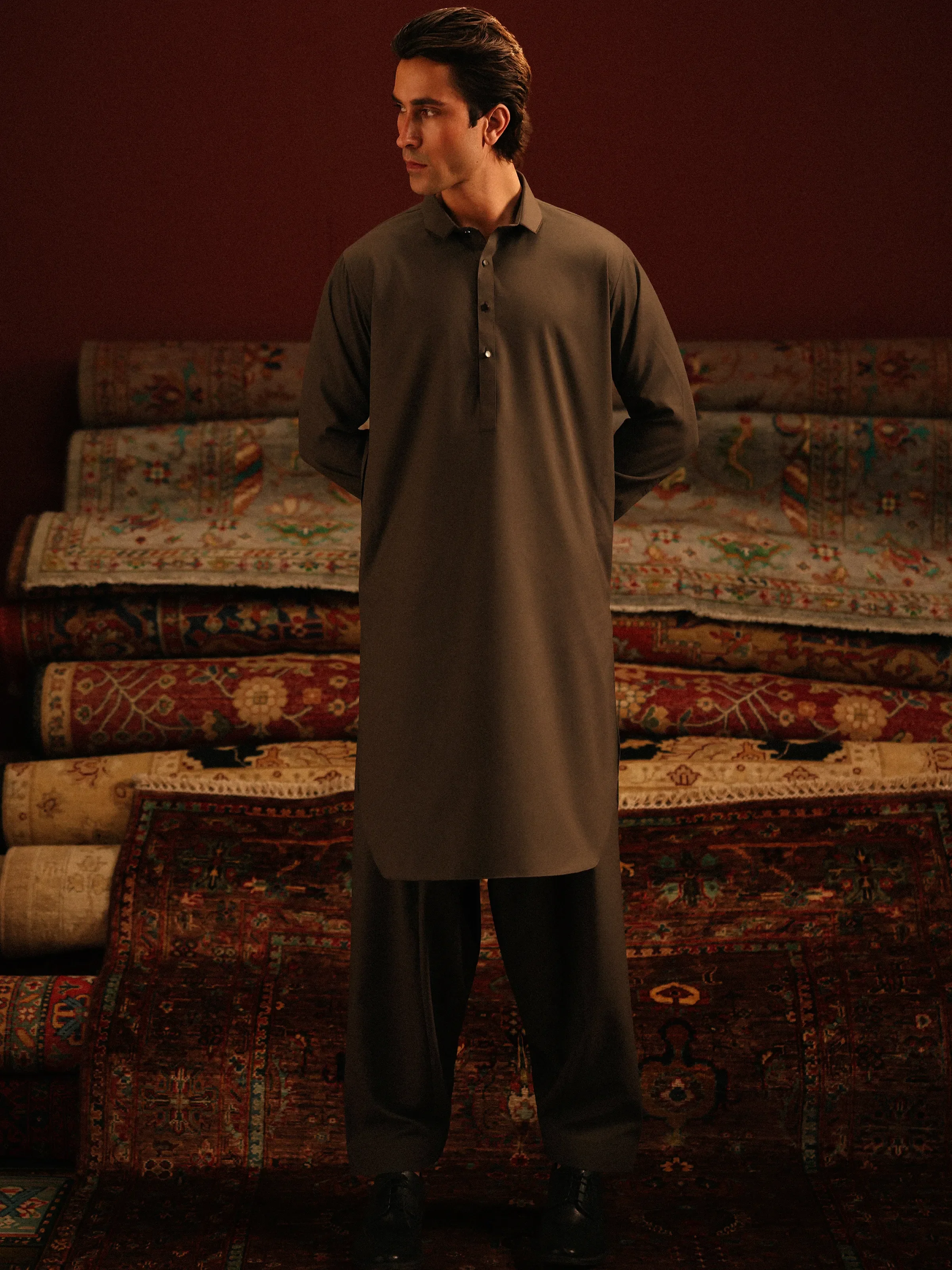 Blended Shalwar Kameez - EMTKS5-41183 - Image 3