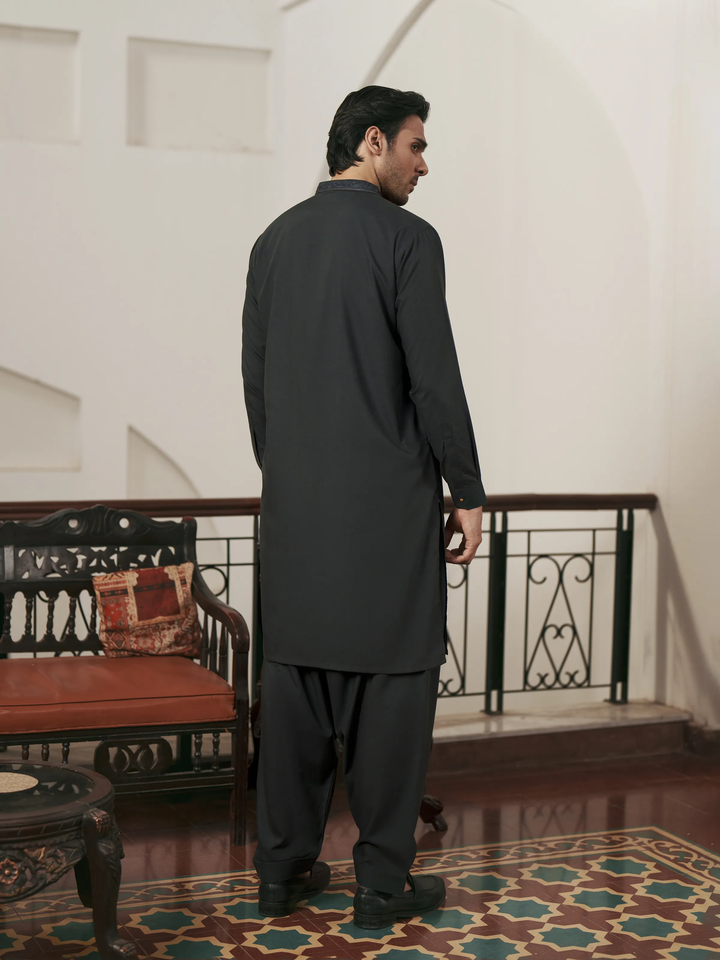 Embroidered Blended Shalwar Kameez - EMTKS5-41223 - Image 3