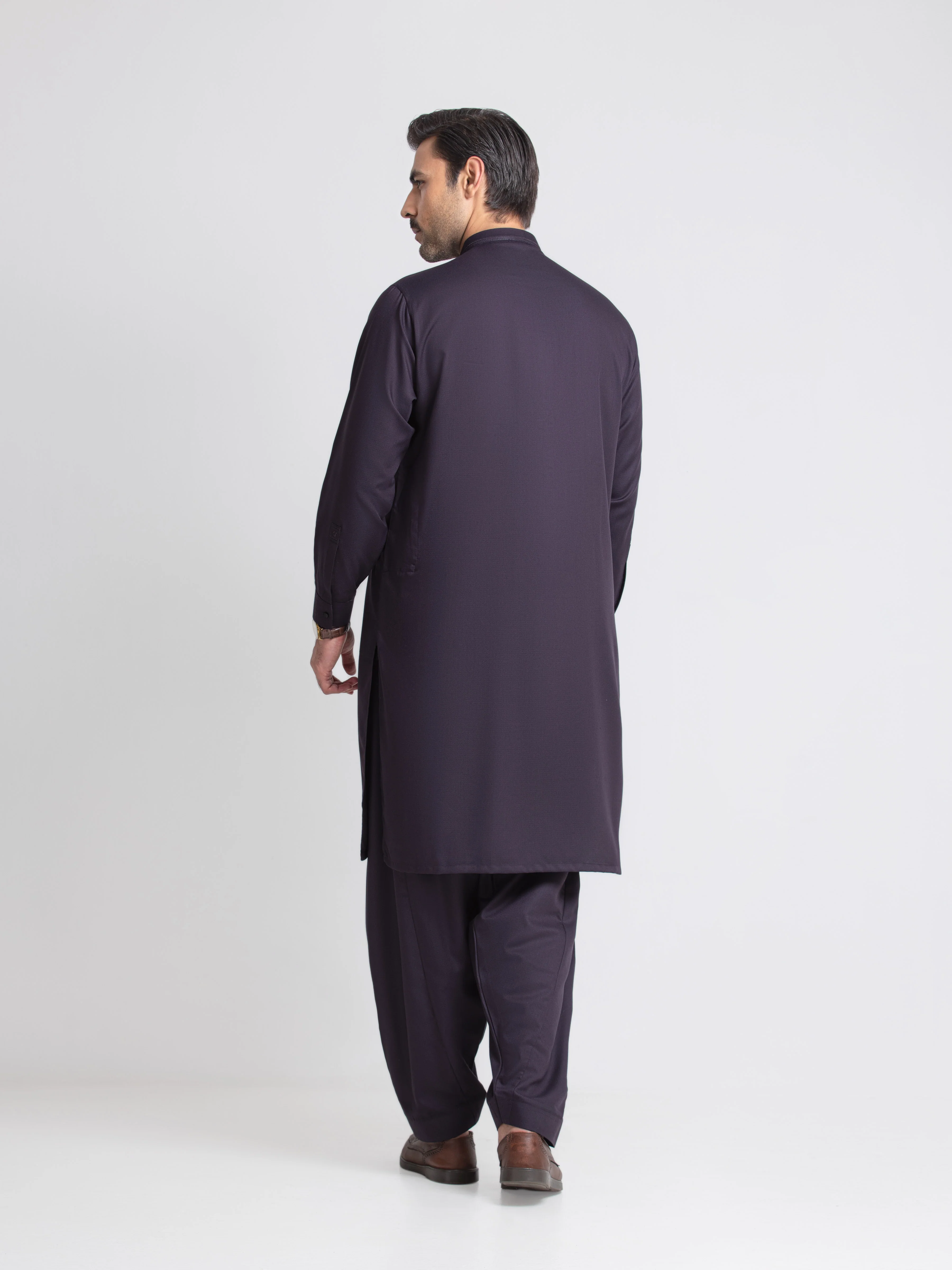 Embroidered Dobby Shalwar Kameez - EMTKS6-41266 - Image 6