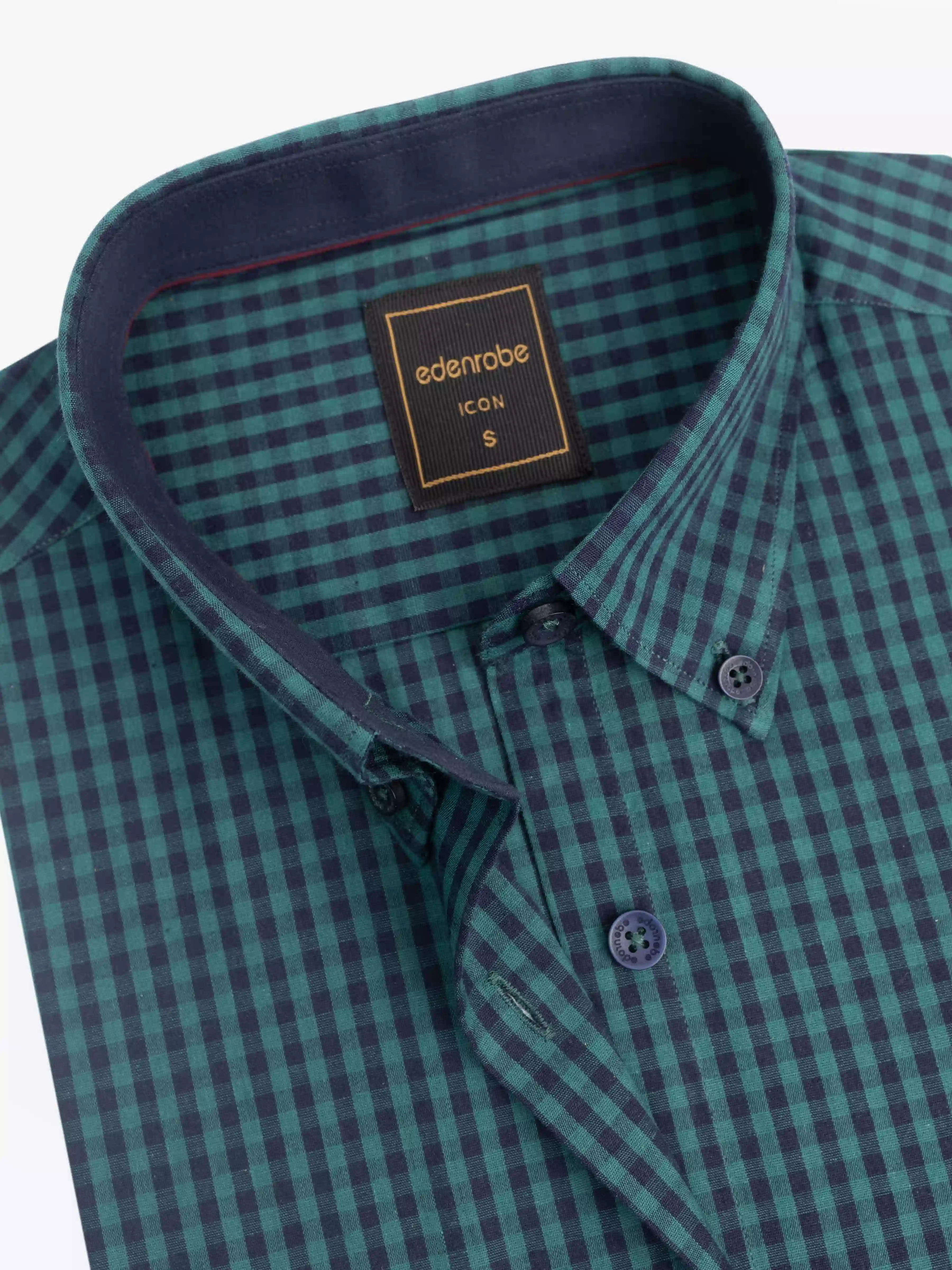Icon Check Shirt - EMTSI24-50721 - Image 2