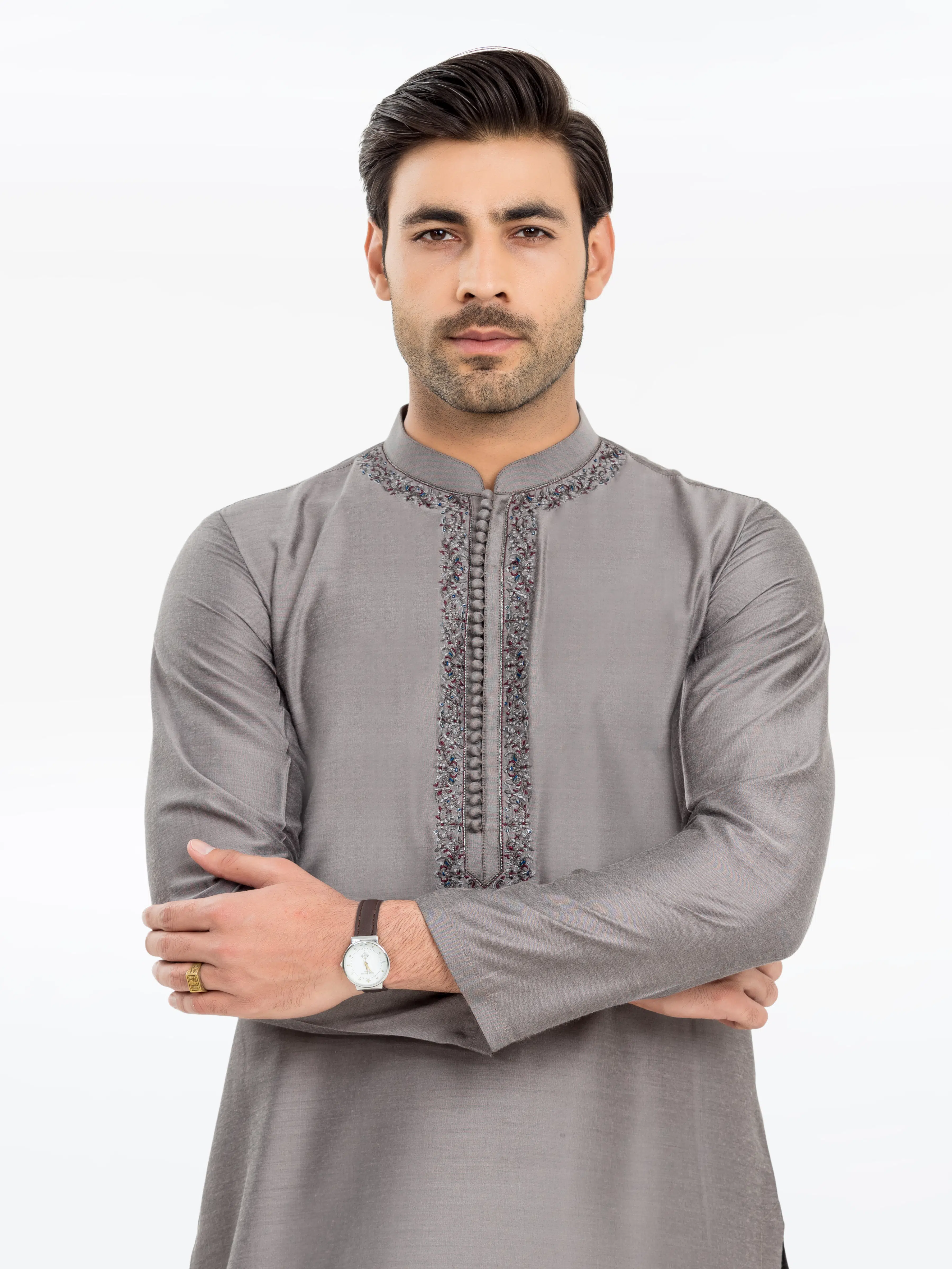 Embroidered Blended Kurta - EMTKC24-119 - Image 2