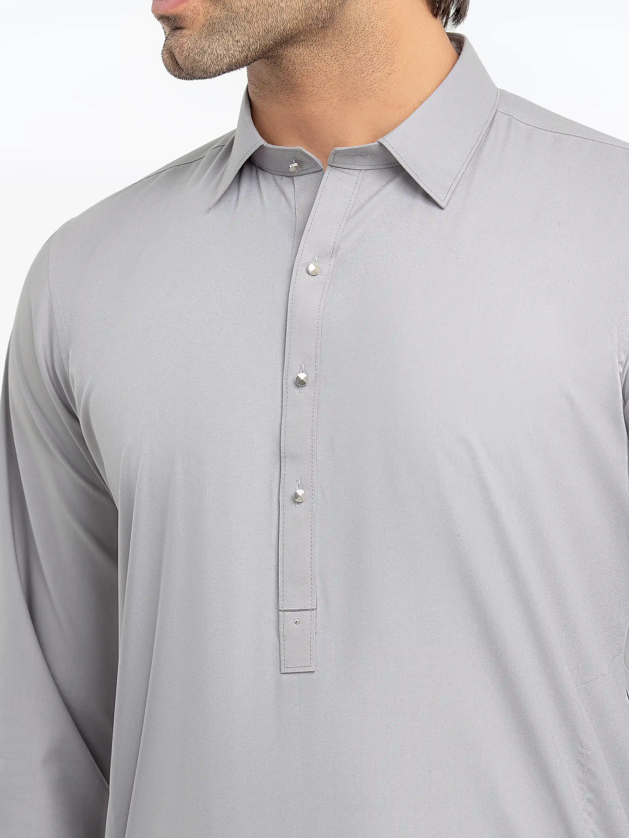 Blended Shalwar Kameez - EMTKST5-99563 - Image 3