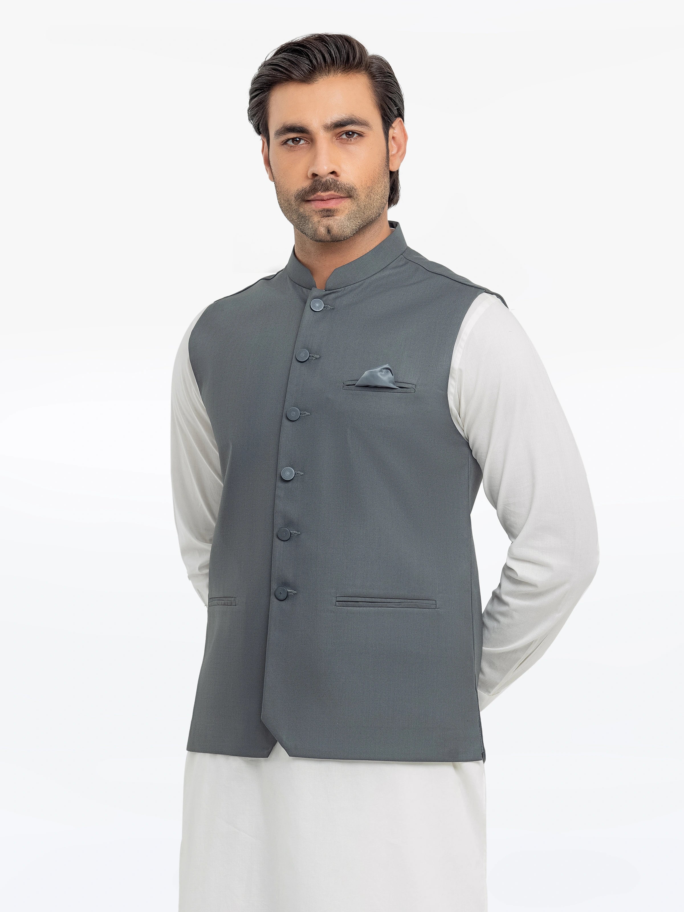 Plain Waistcoat - EMTWCP5-35946