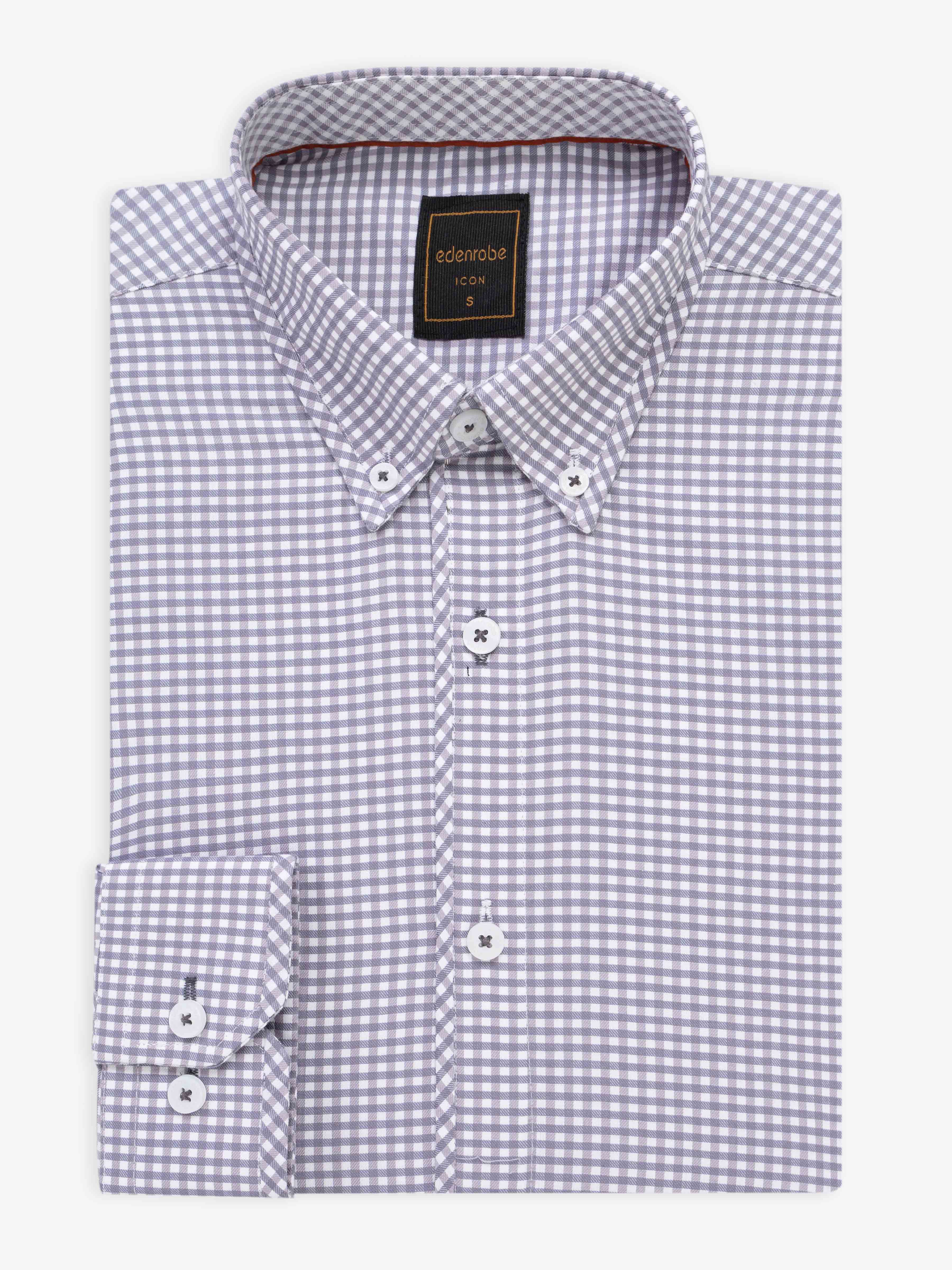 Icon Check Shirt - EMTSI5-50811