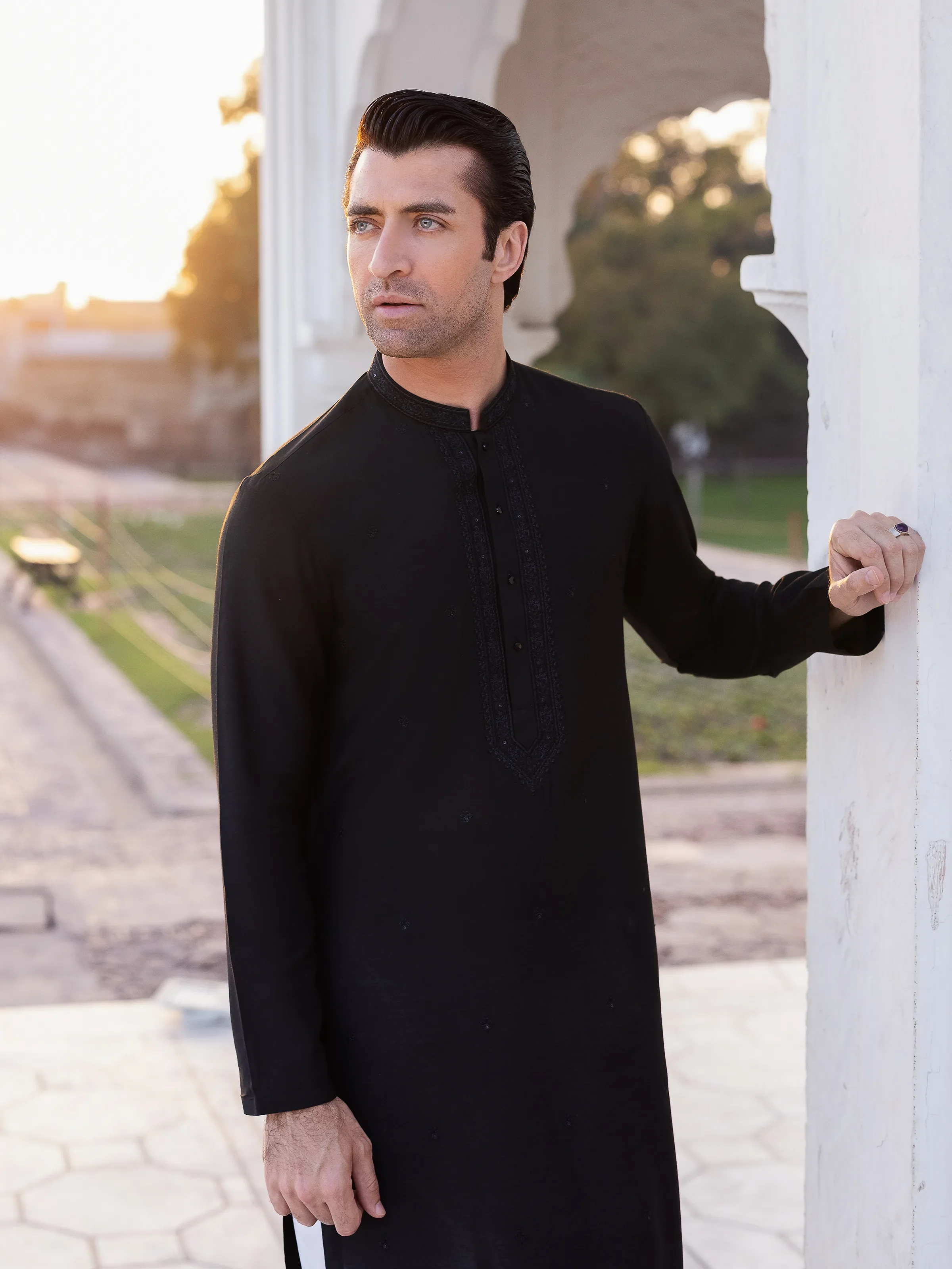 Embroidered Blended Kurta - EMTKC5-148 - Image 4