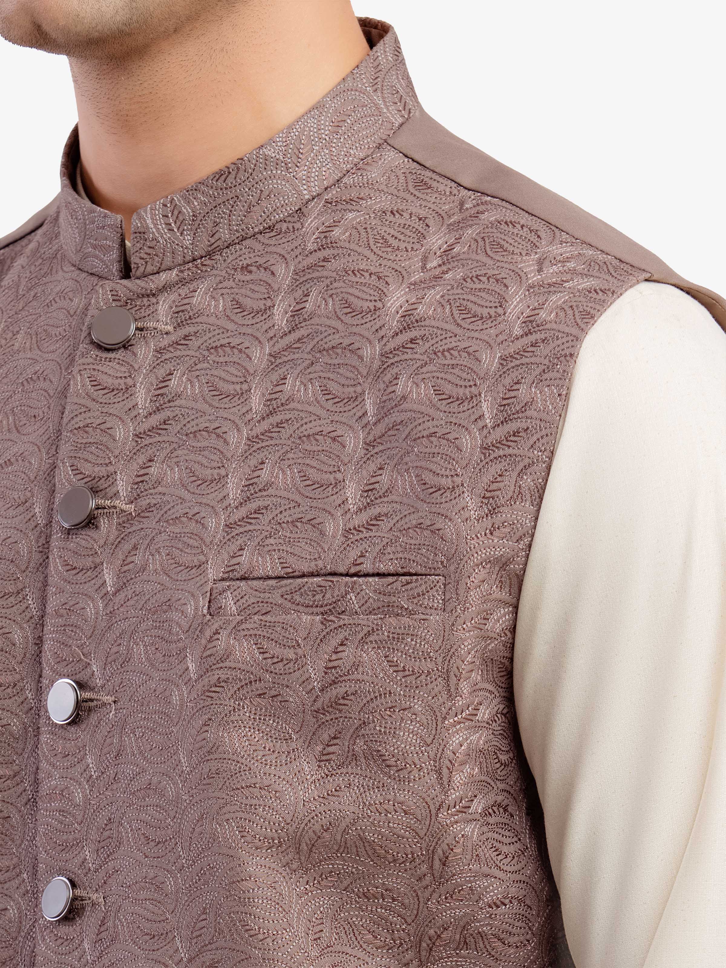 Embroidered Waistcoat - EMTWC5-35960 - Image 3
