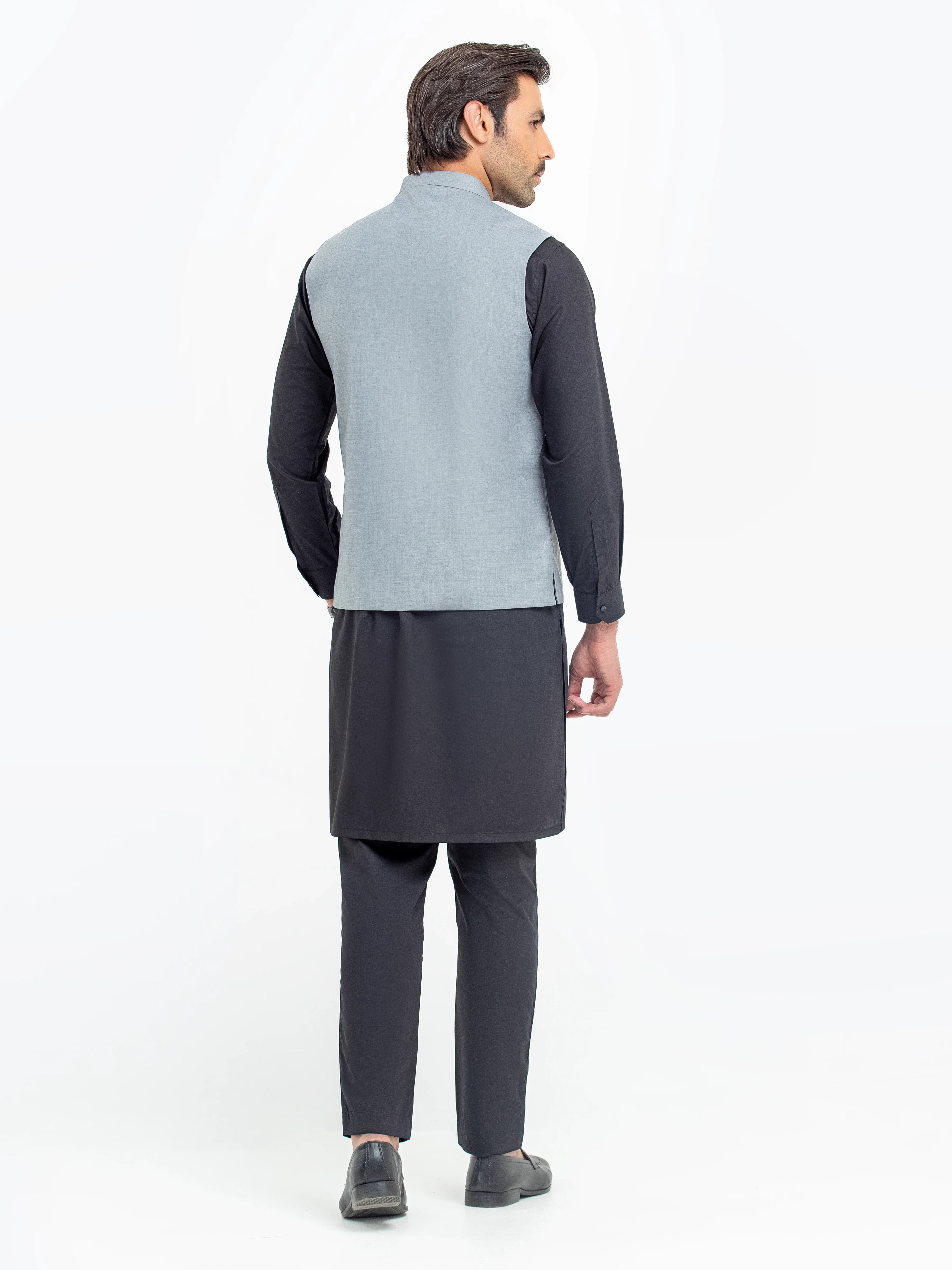 Plain Waistcoat - EMTWCP5-35948 - Image 5