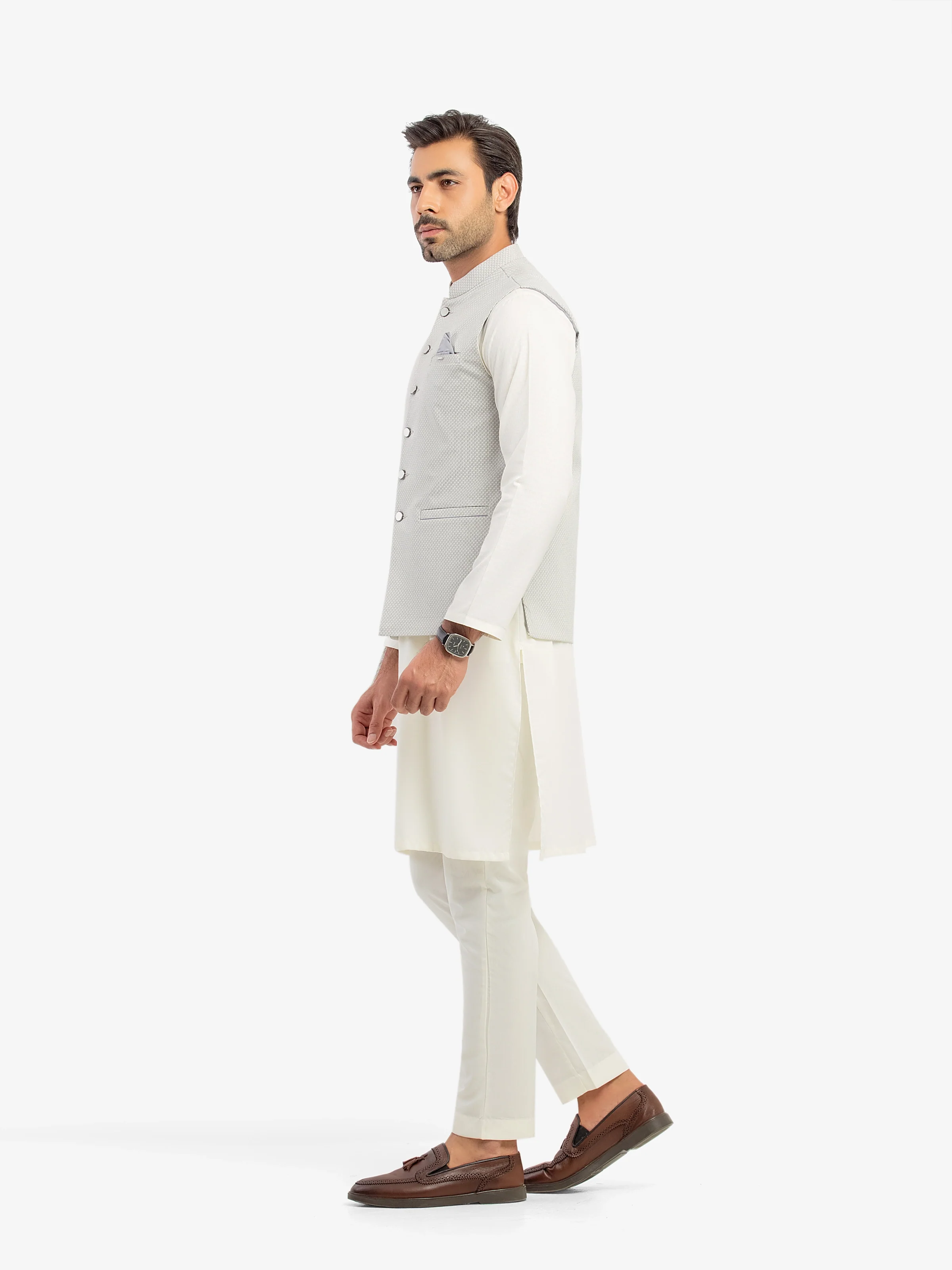 Plain Waistcoat - EMTWCP5-36001 - Image 4