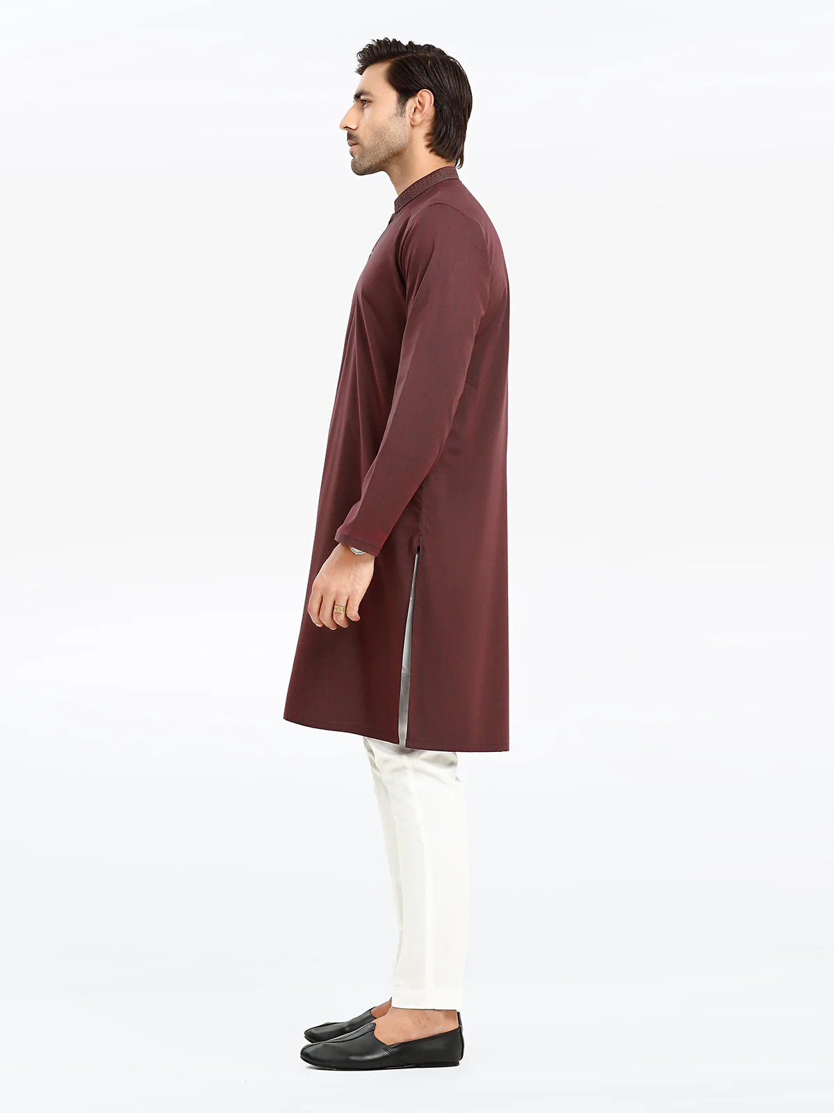 Embroidered Blended Kurta - EMTK24S-41121 - Image 5