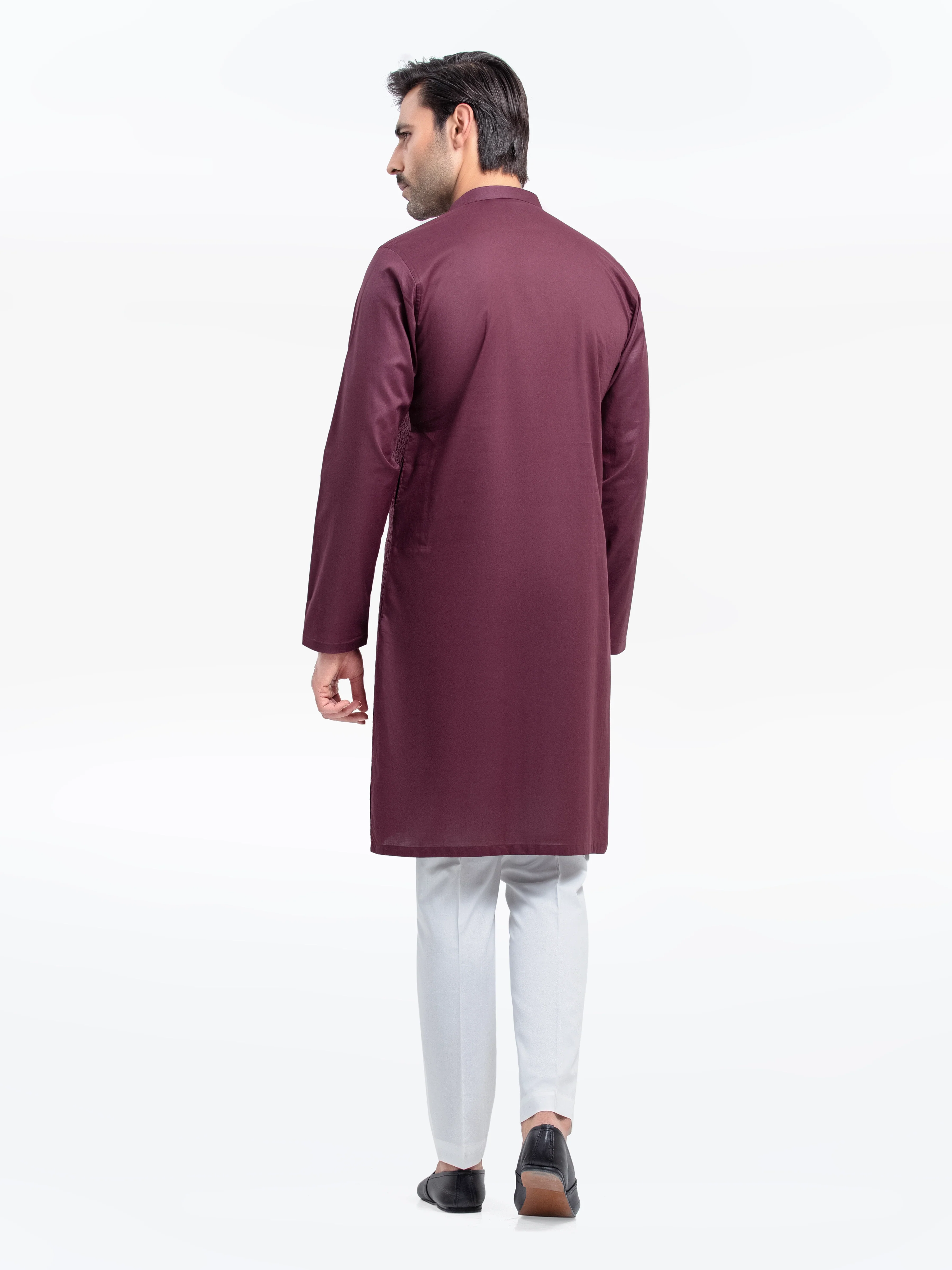 Embroidered Cotton Kurta - EMTK25-99493 - Image 5