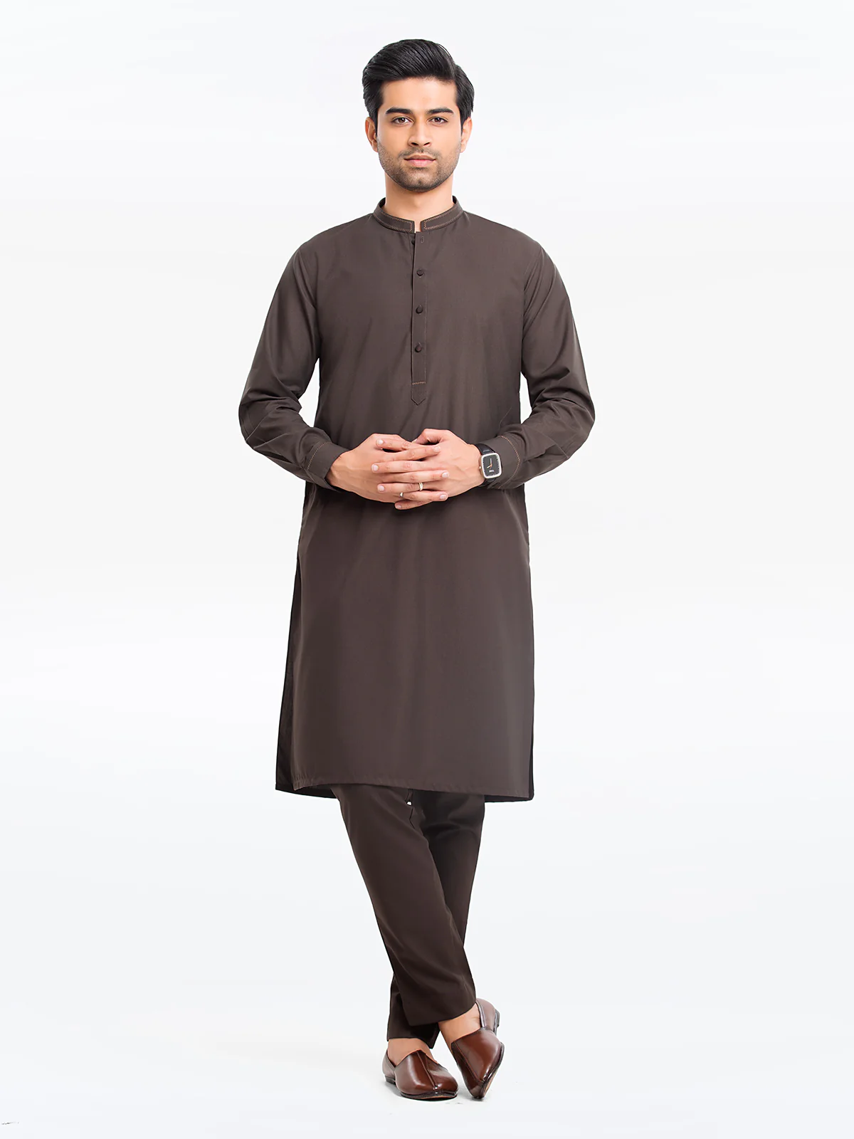 Embroidered Blended Kurta Pajama - EMTKPT23-003