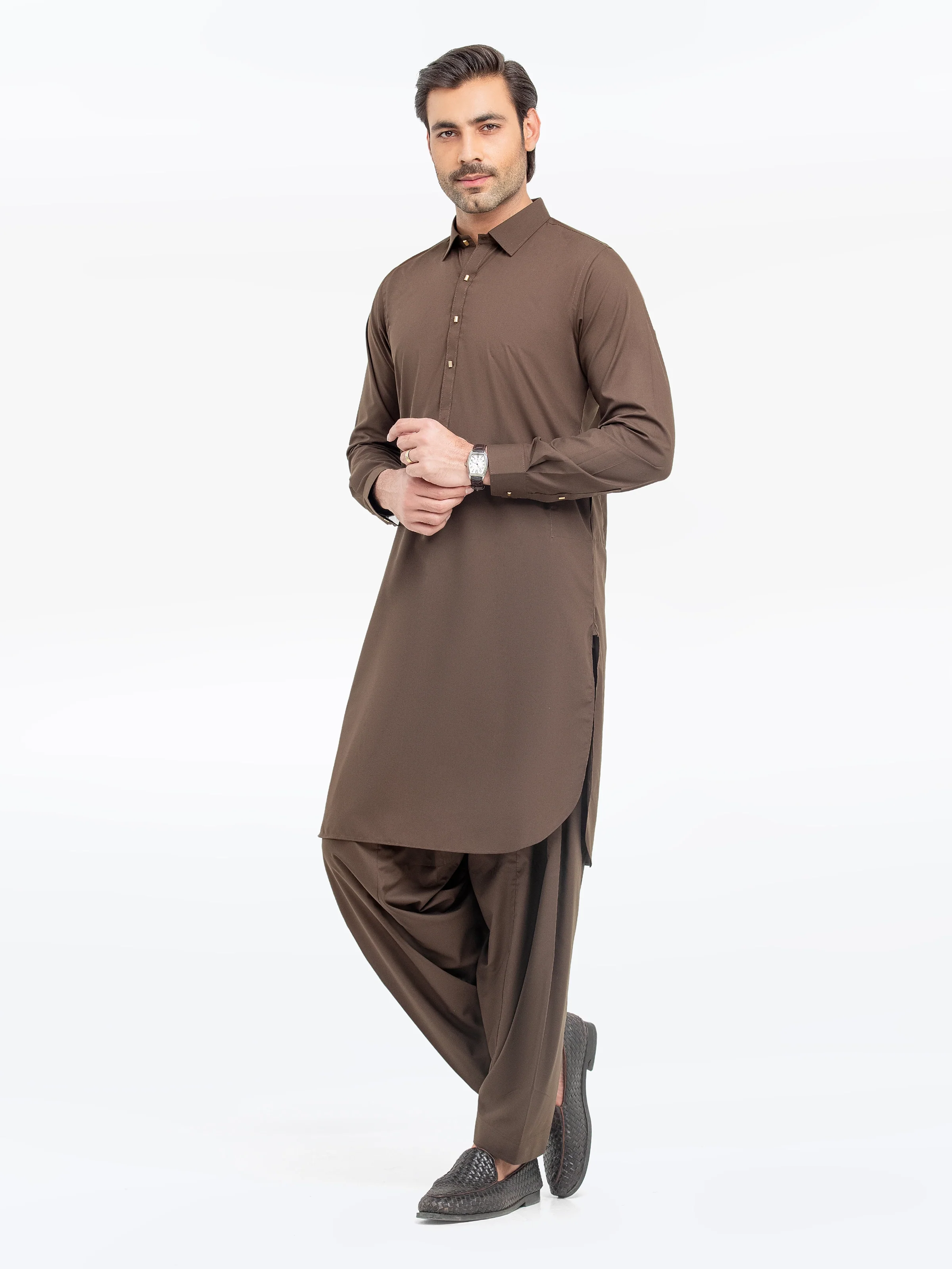 Blended Shalwar Kameez - EMTKST5-99558 - Image 4