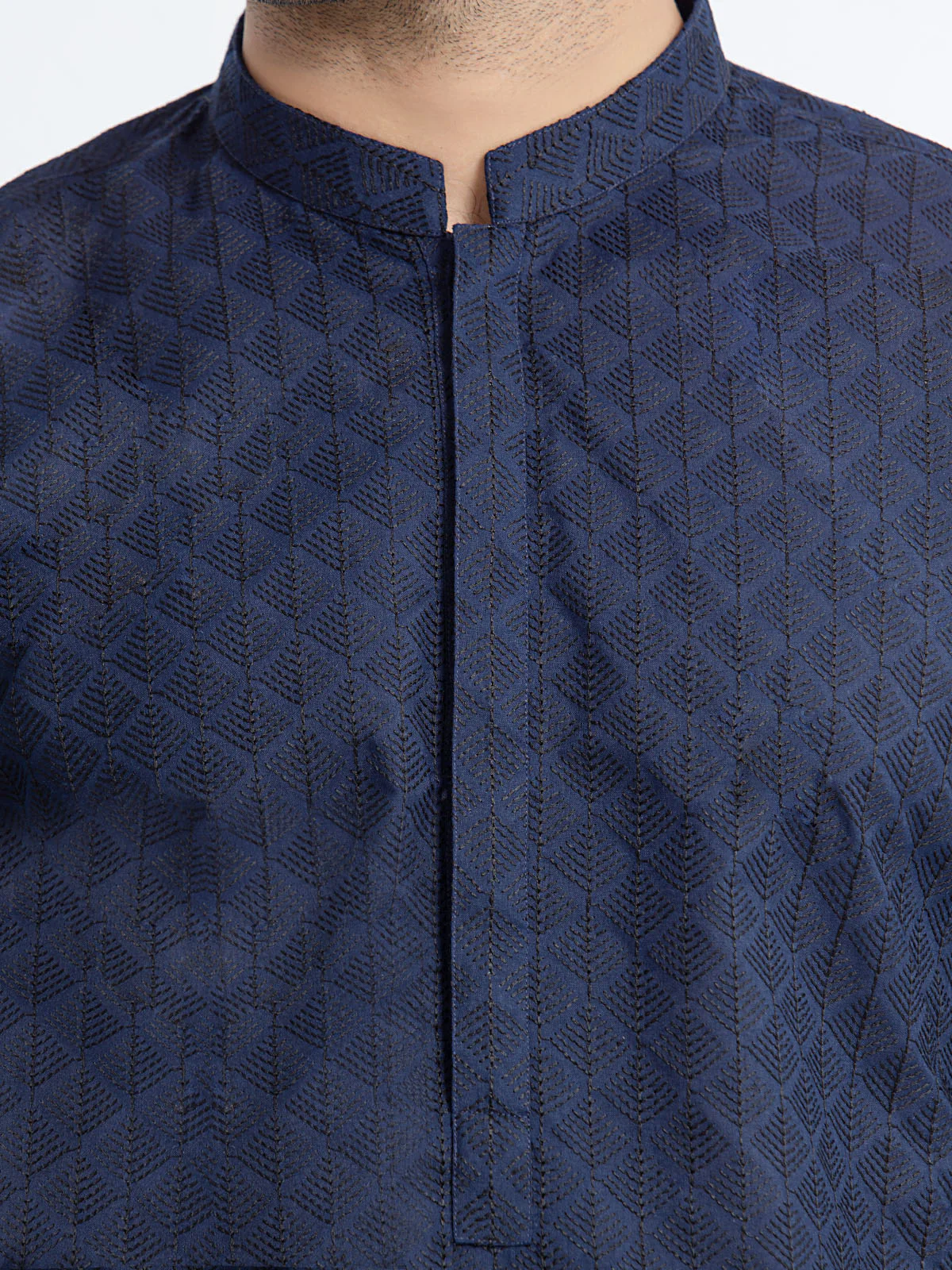 Embroidered Cotton Kurta - EMTK24-99434 - Image 4