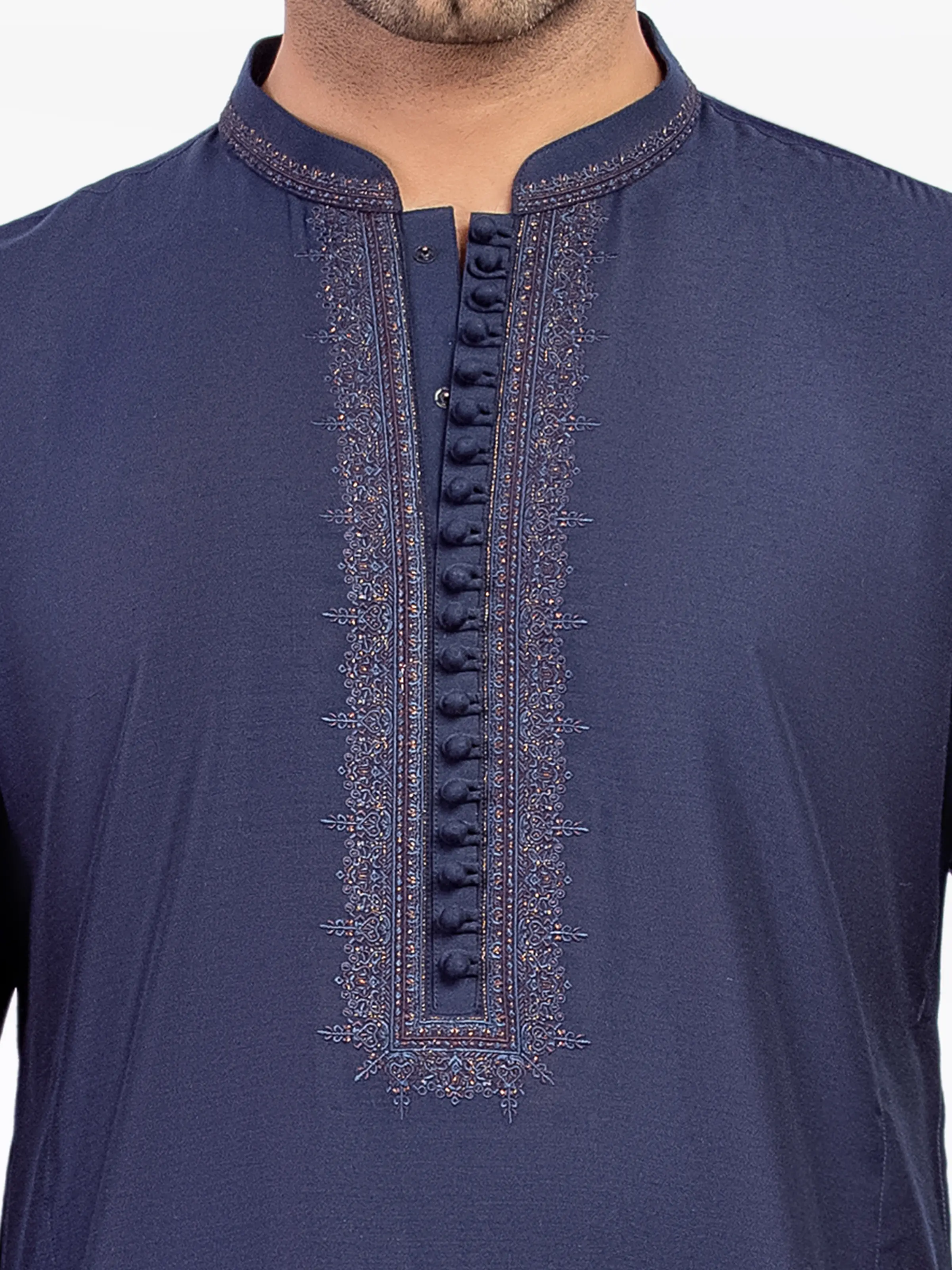 Embroidered Blended Kurta - EMTKC5-151 - Image 3