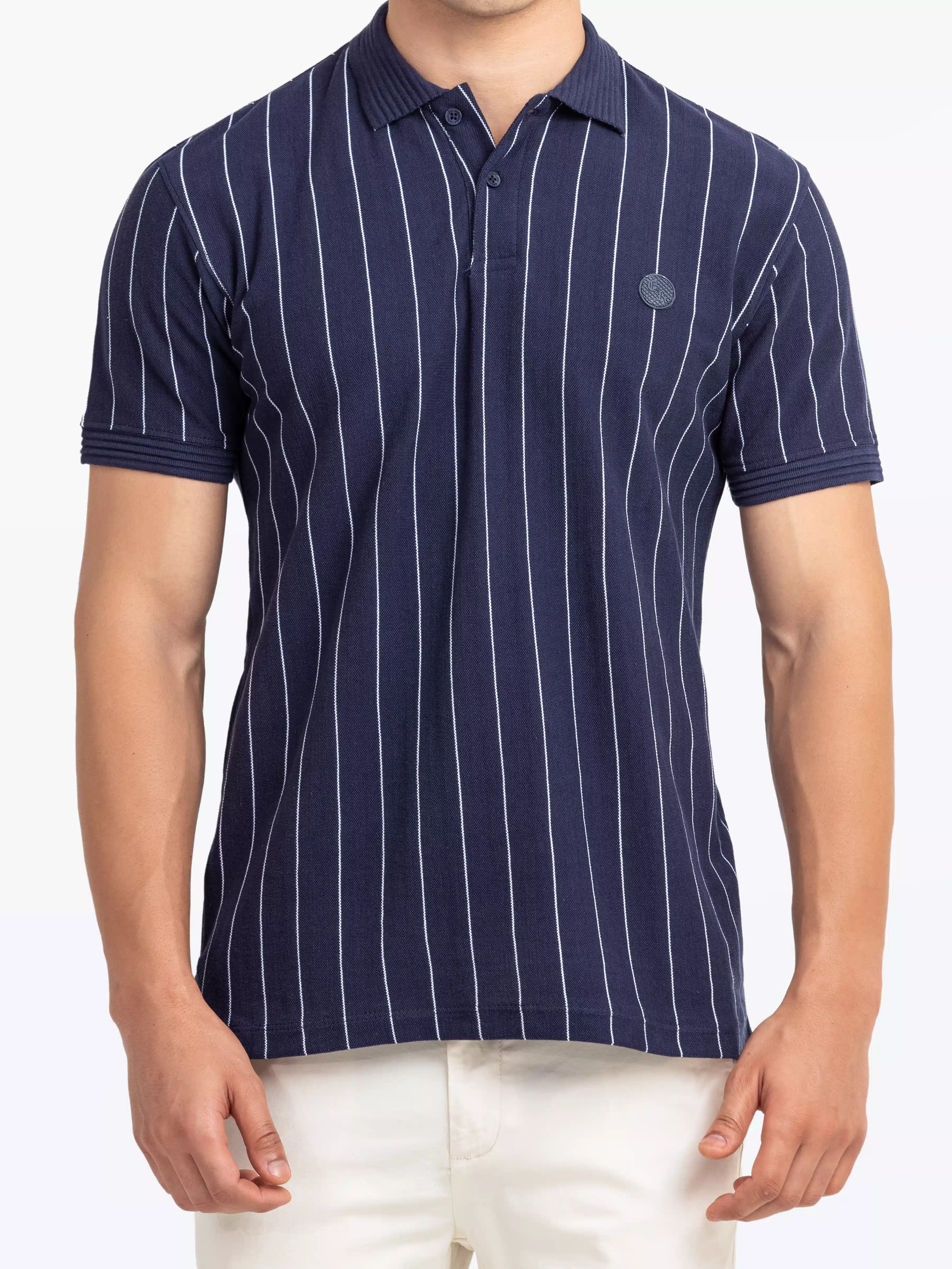 Striped Polo - EMTPS5-009 - Image 3