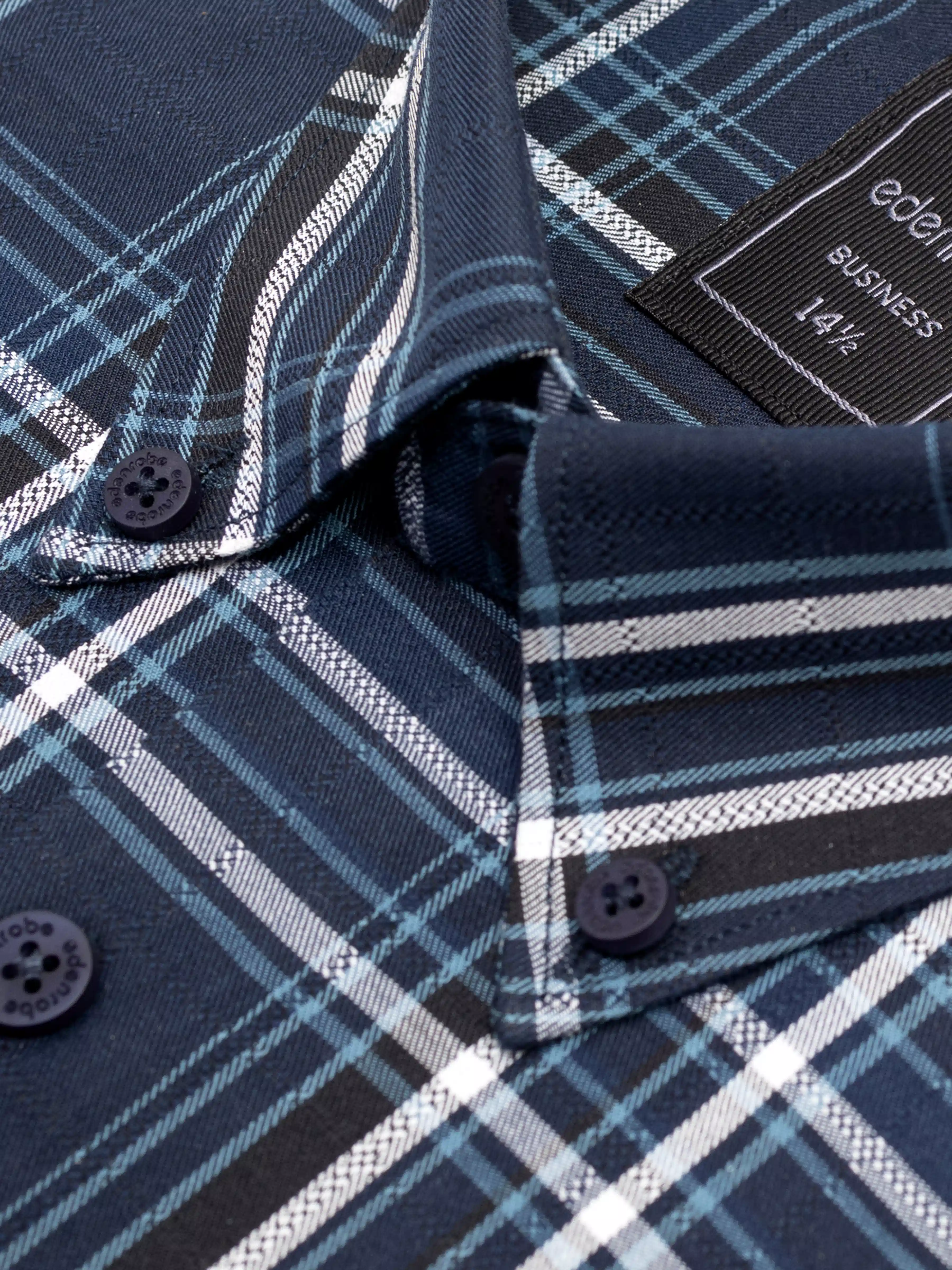 Business Check Shirt - EMTSB6-193 - Image 3