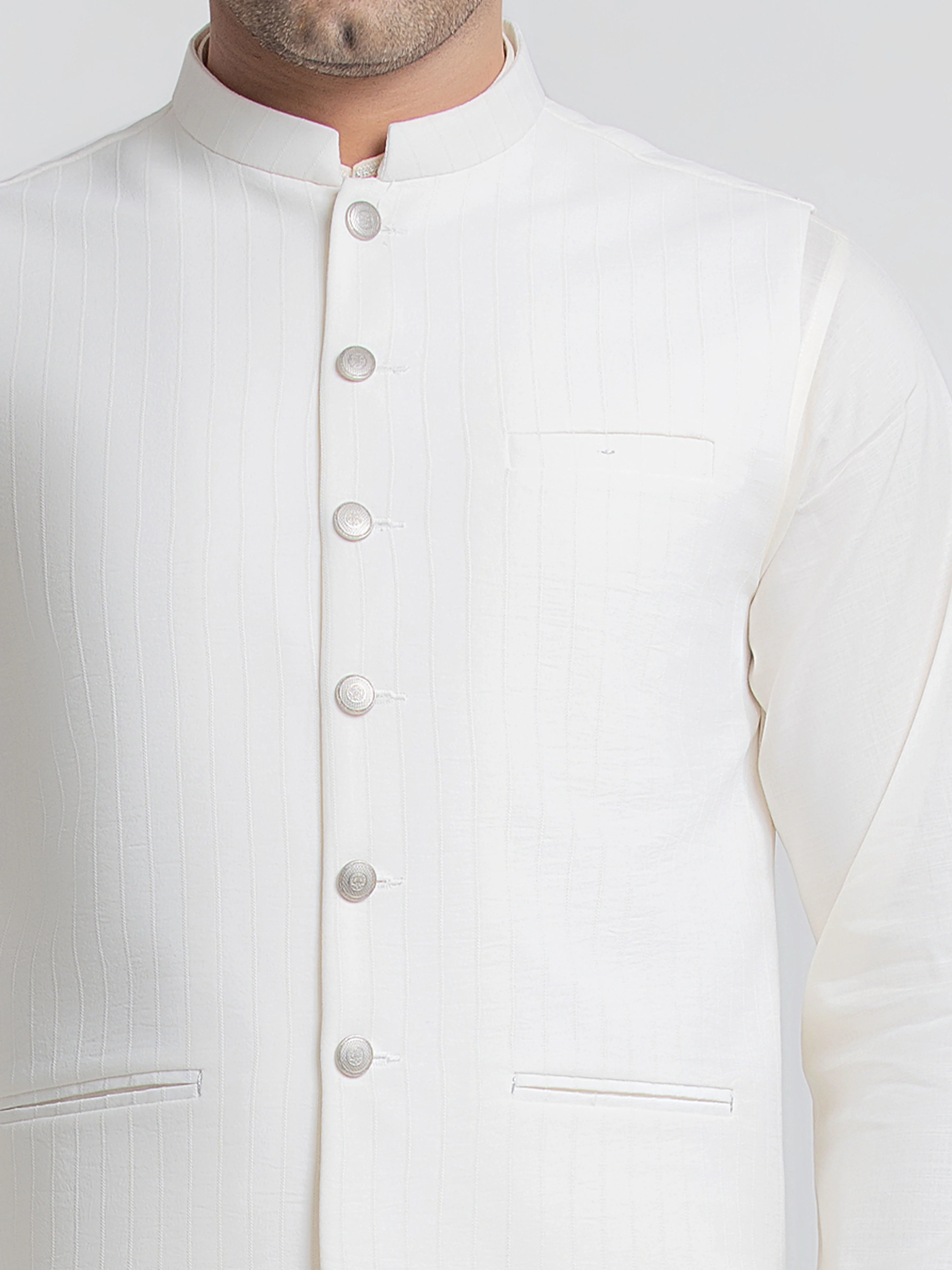 Plain Waistcoat - EMTWCP6-36010 - Image 3