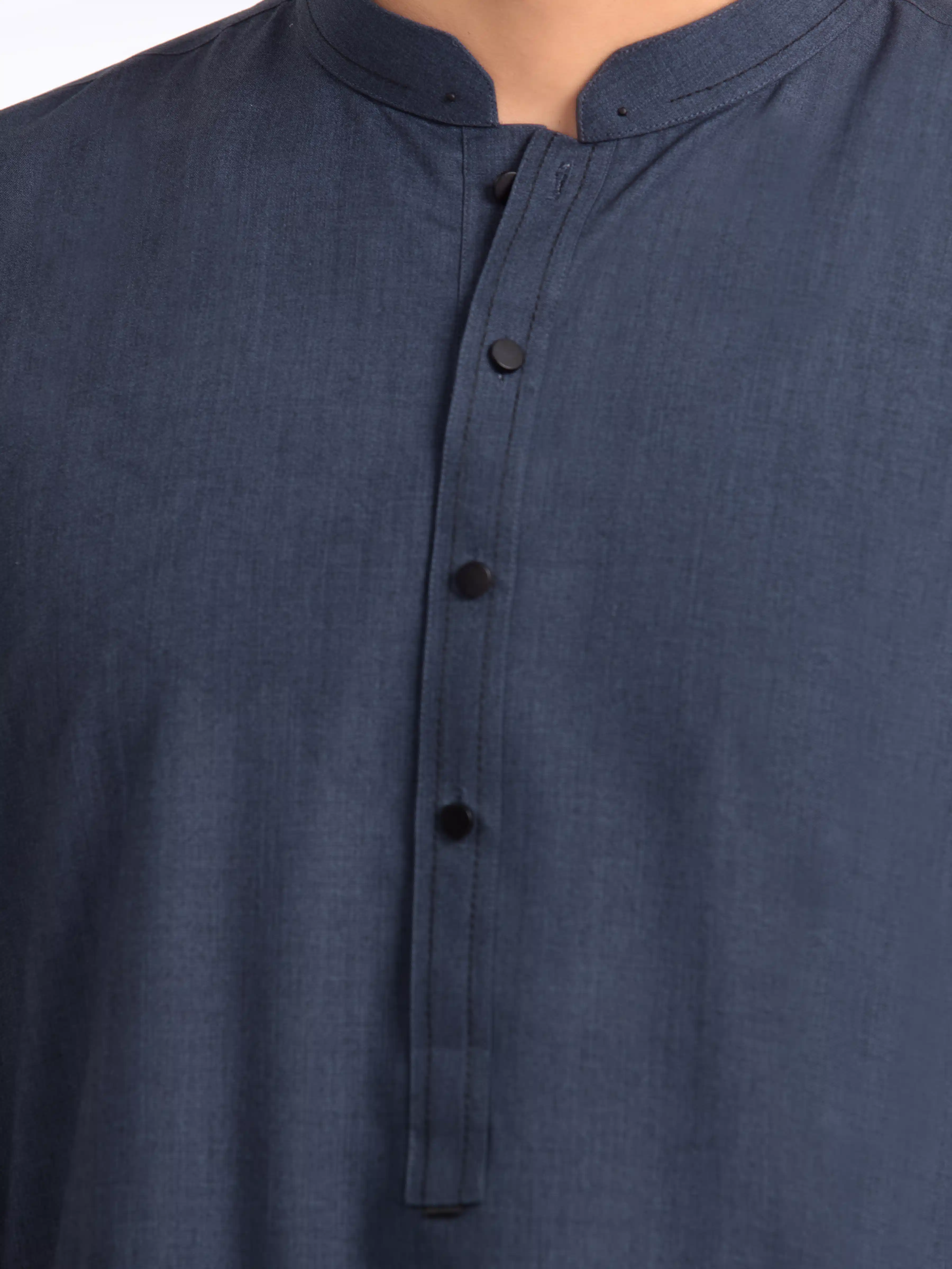 Embroidered Blended Kurta Pajama - EMTKPT24-048 - Image 3