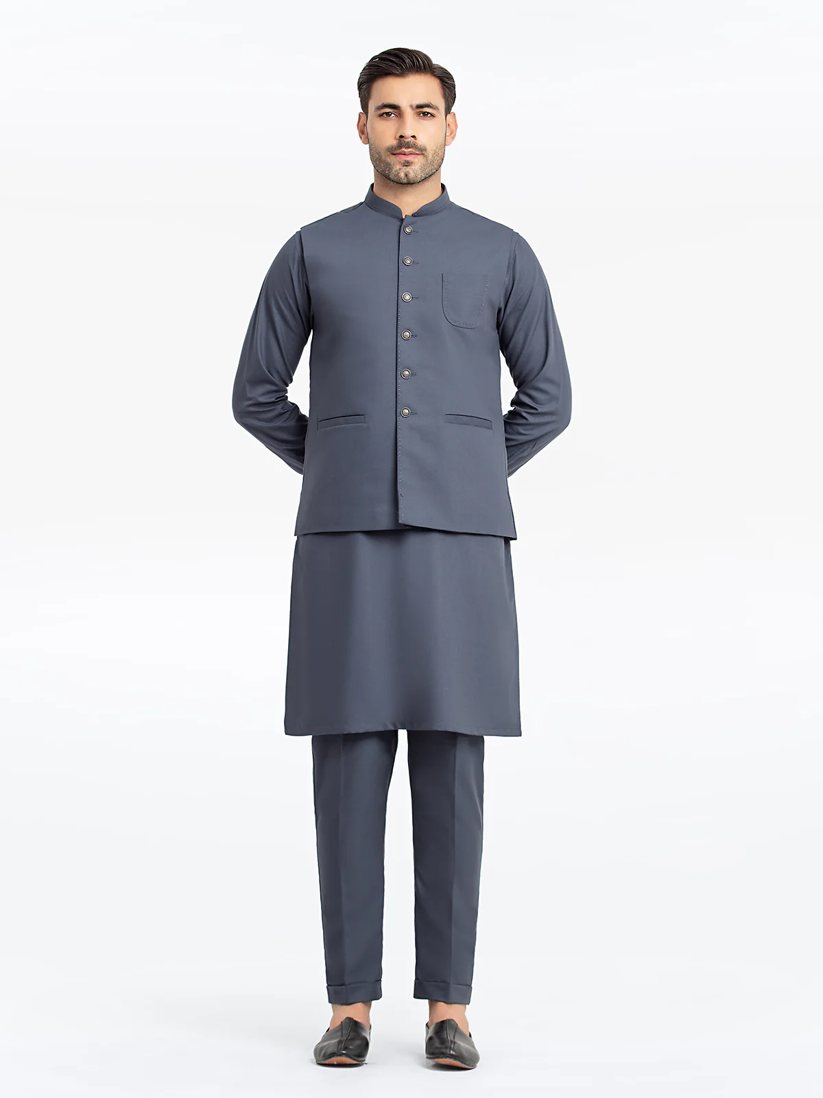 Blended Waistcoat Suit - EMTWCS24-004