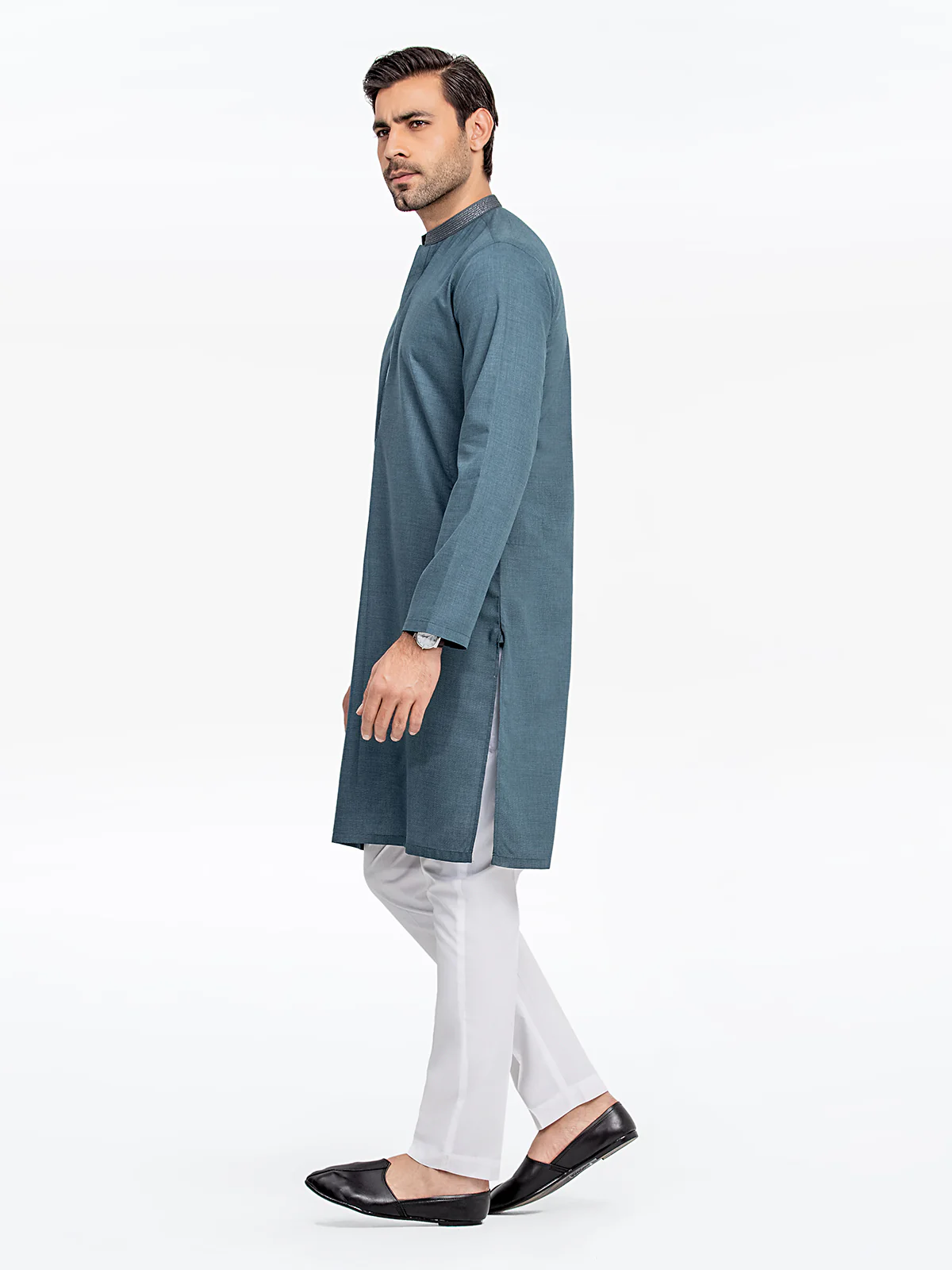 Blended Kurta - EMTK24S-99430 - Image 4