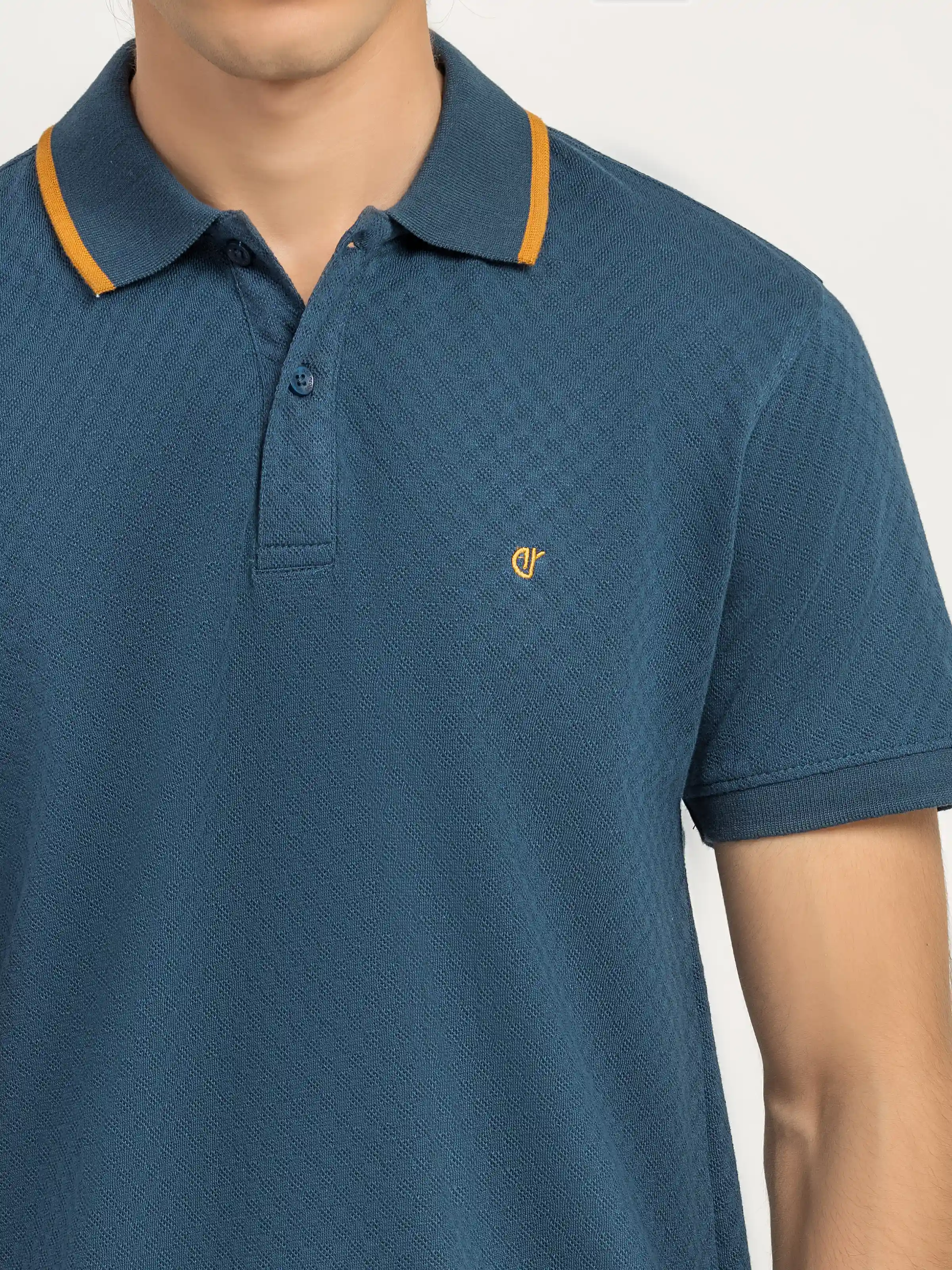 Textured Polo - EMTPS6-088 - Image 3