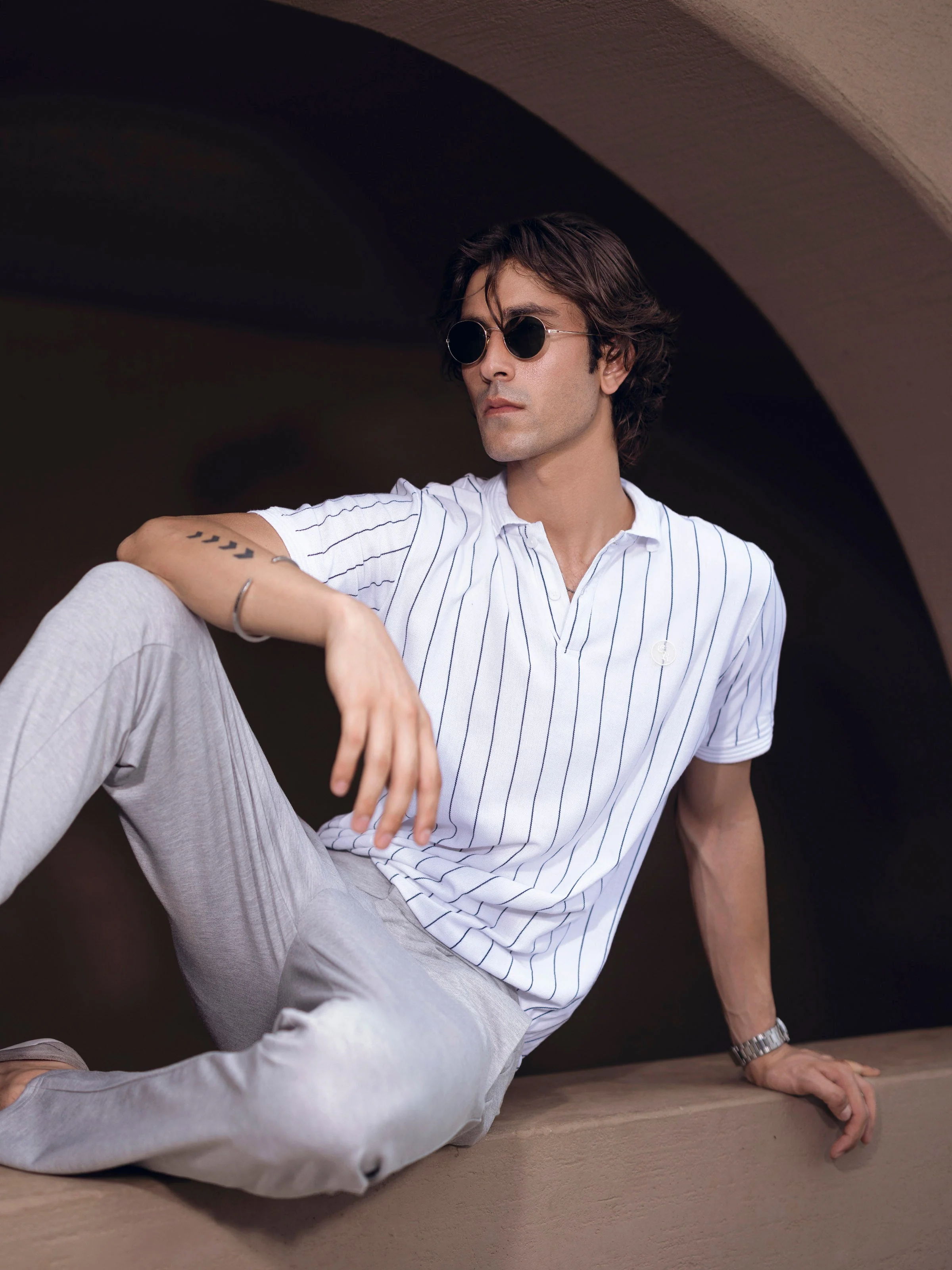 Striped Polo - EMTPS5-010 - Image 3