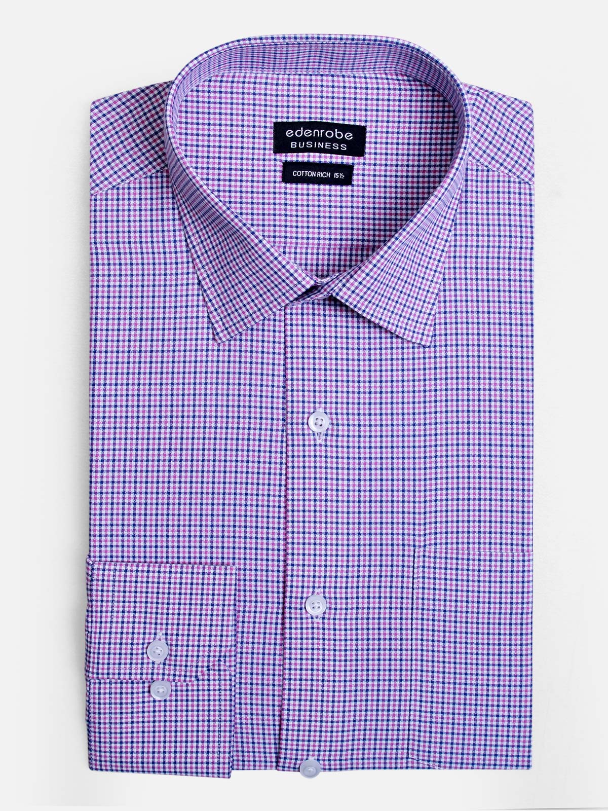 Business Check Shirt - MTSF-BS17-10869 - Image 2