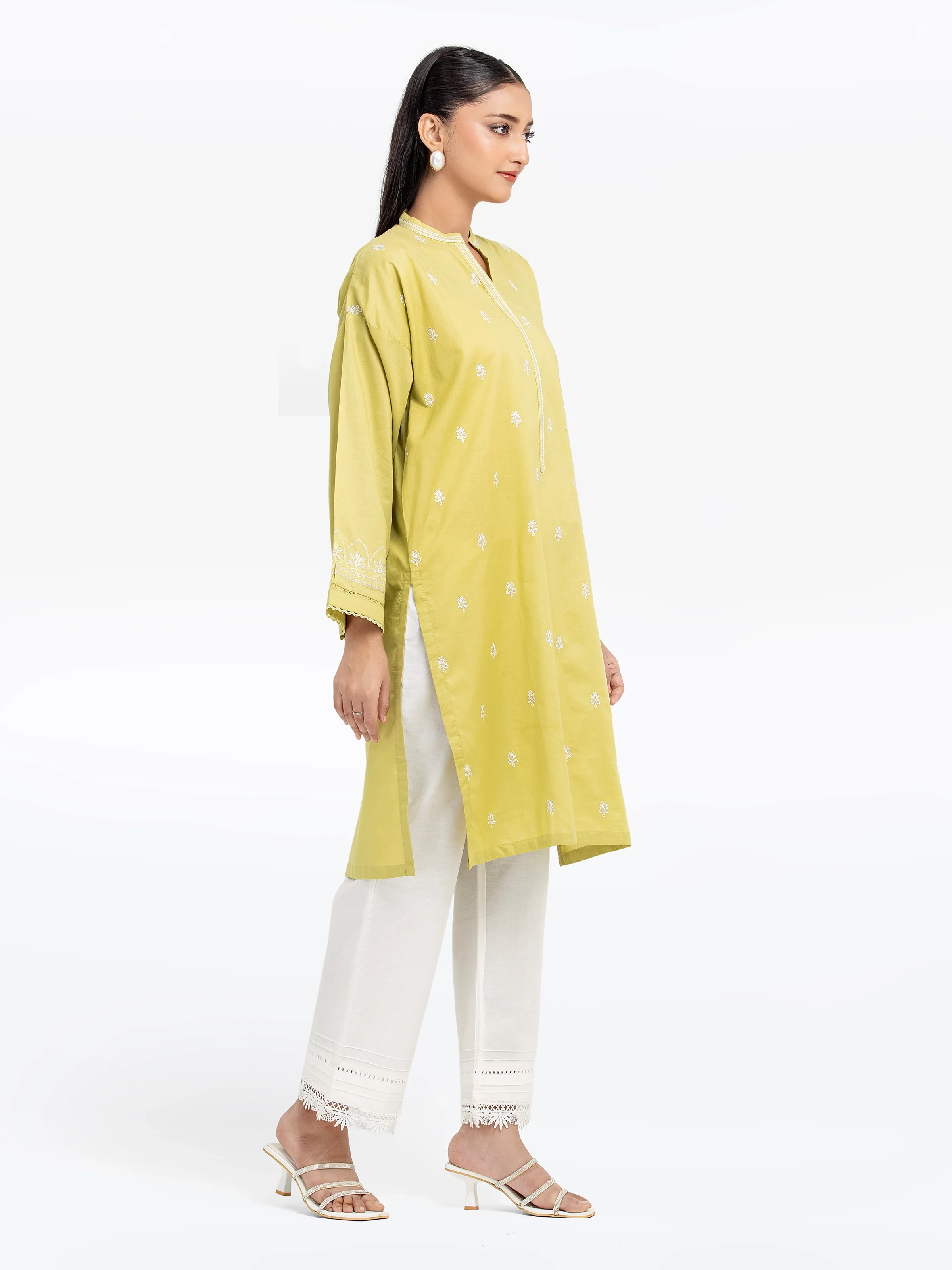 Embroidered Cambric Shirt - EWTKE25-81606S - Image 5